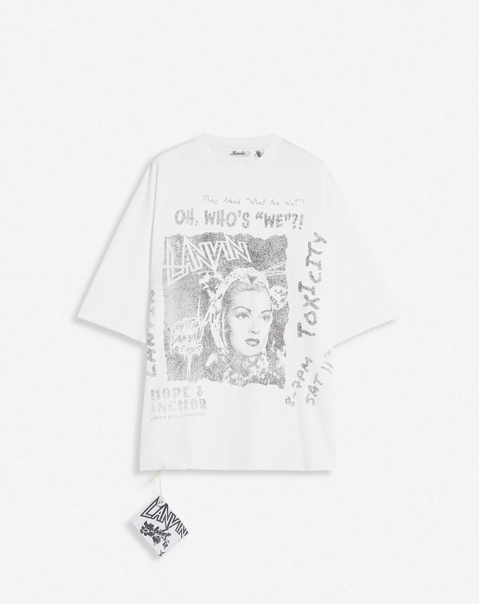 Lanvin x future unisex loose-fit printed t-shirt