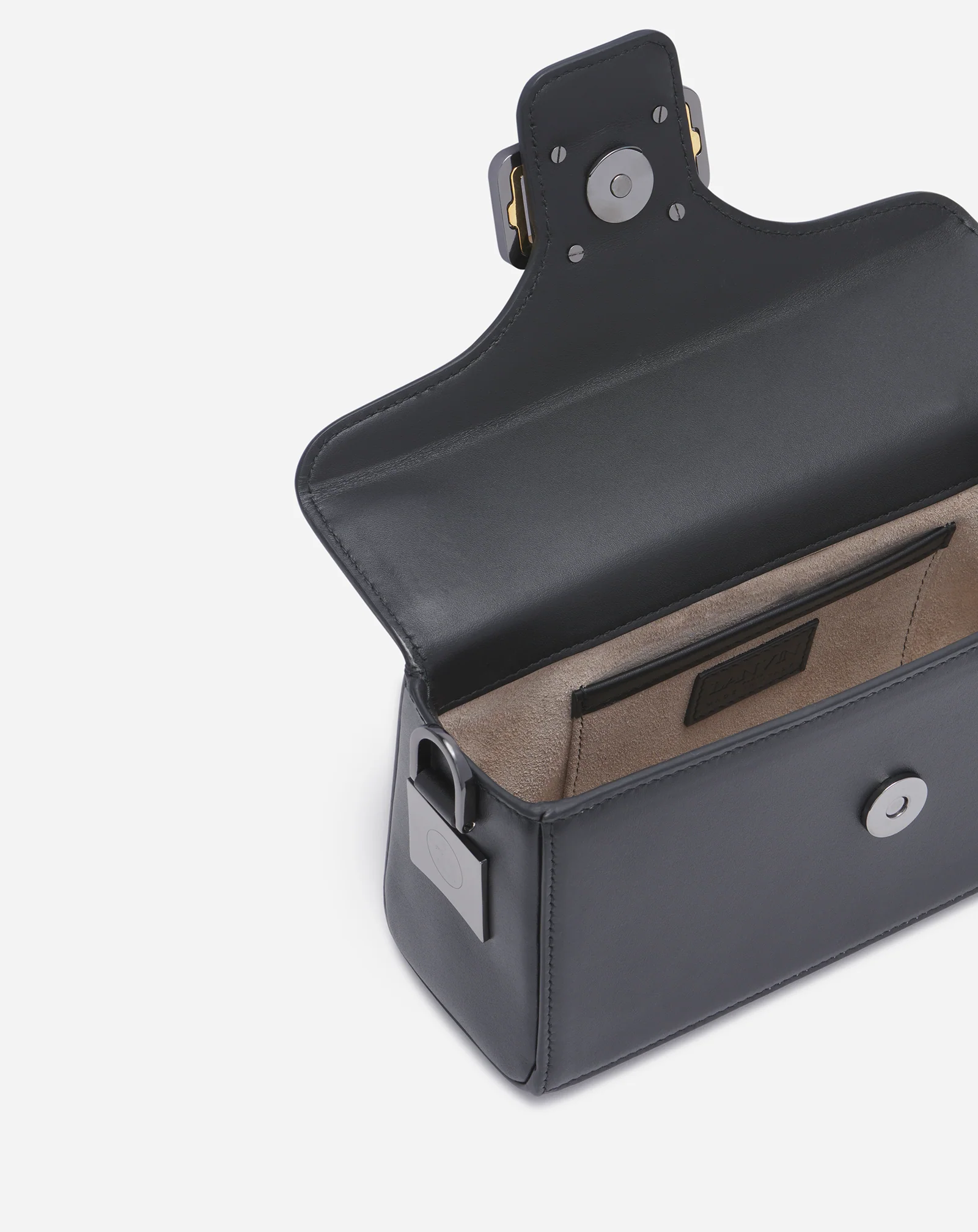 Nano pencil cat leather  bag