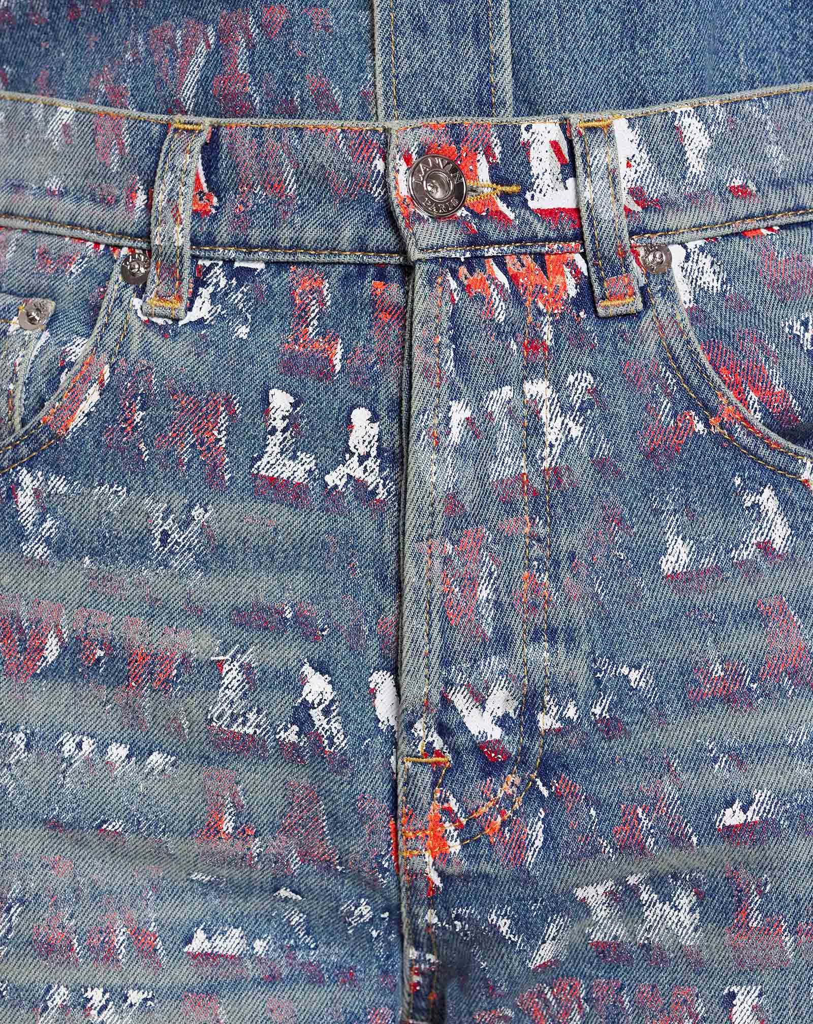 Lanvin x future straight fit printed pants for women