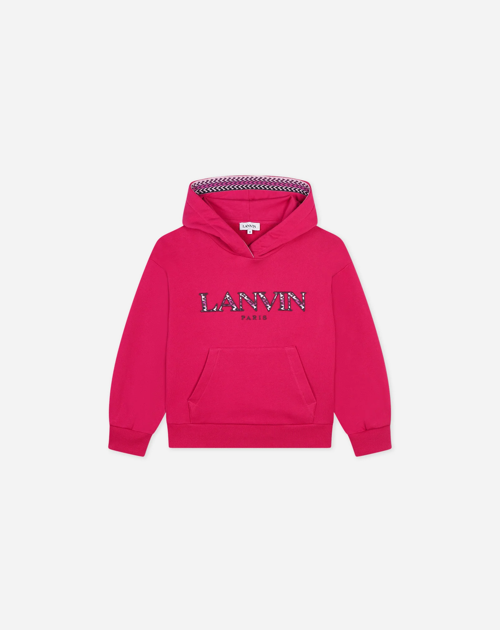 Embroidered hooded sweatshirt