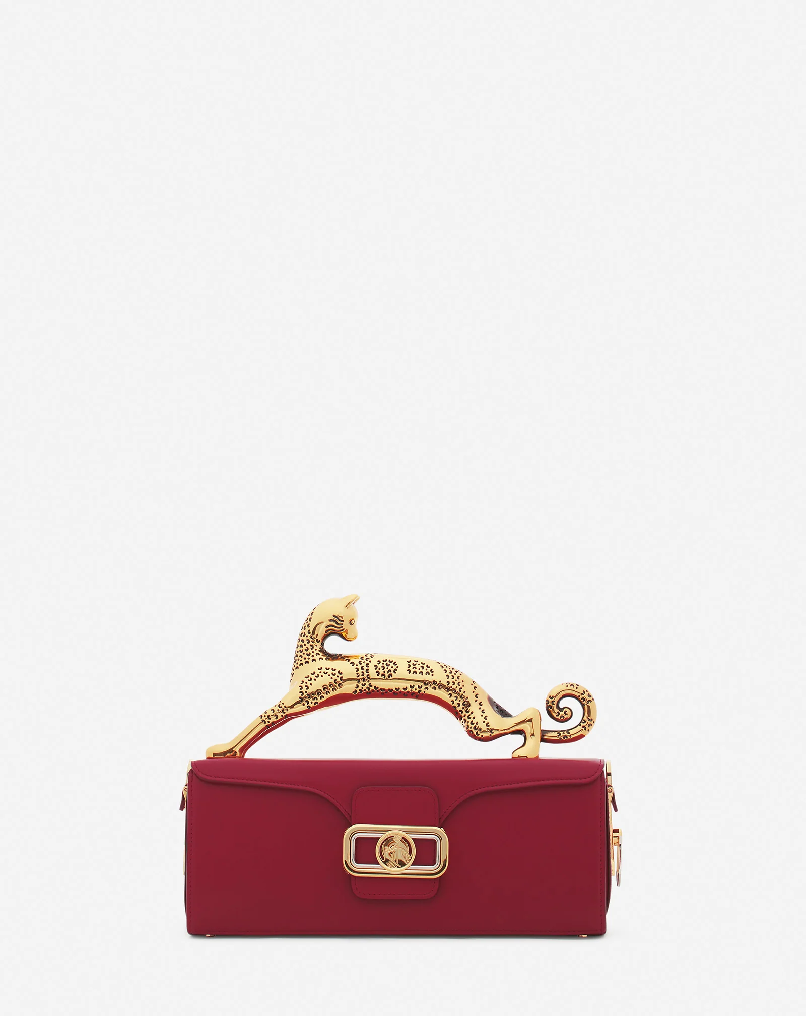 Medium leather pencil cat bag