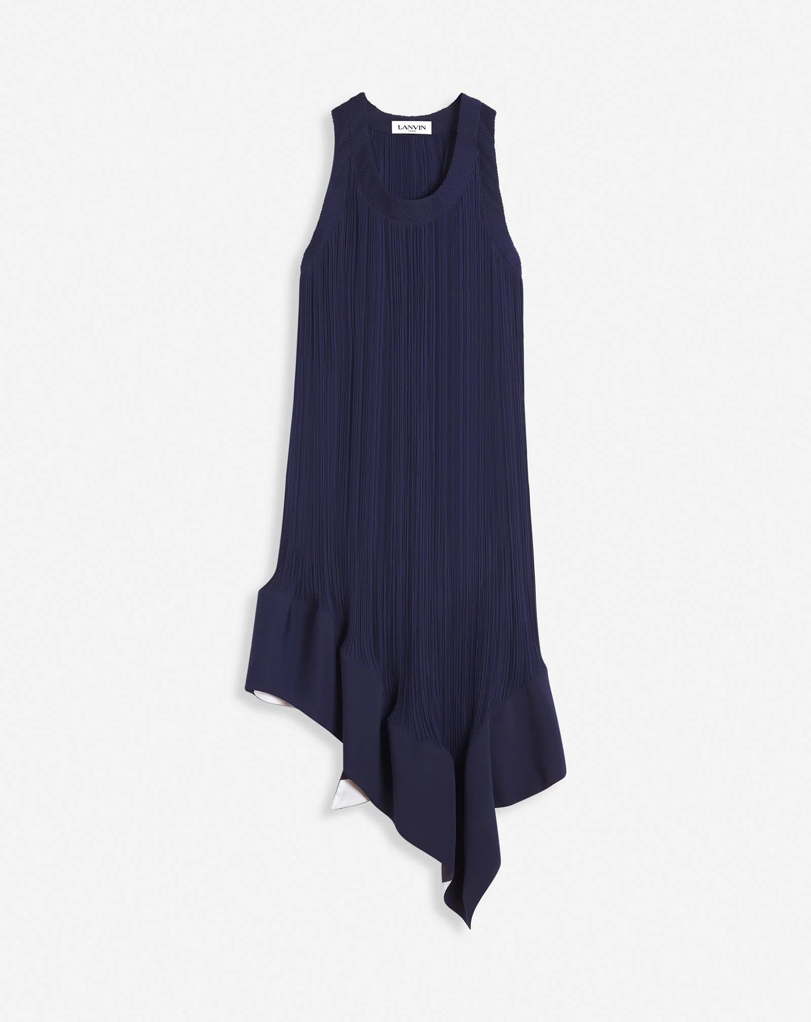 Pleated midi dress