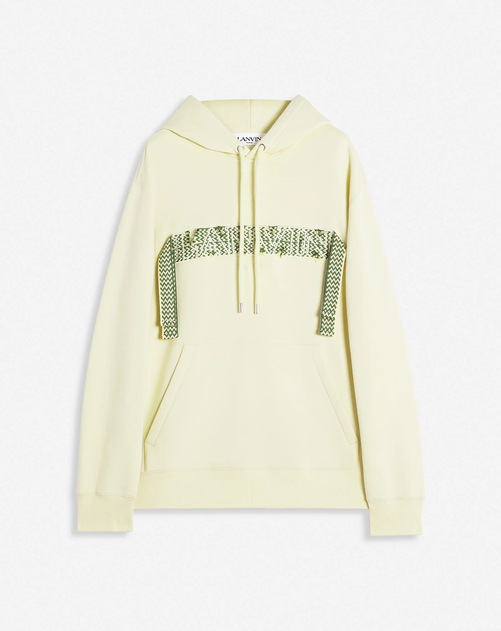 Lanvin curb lace loose-fit hoodie
