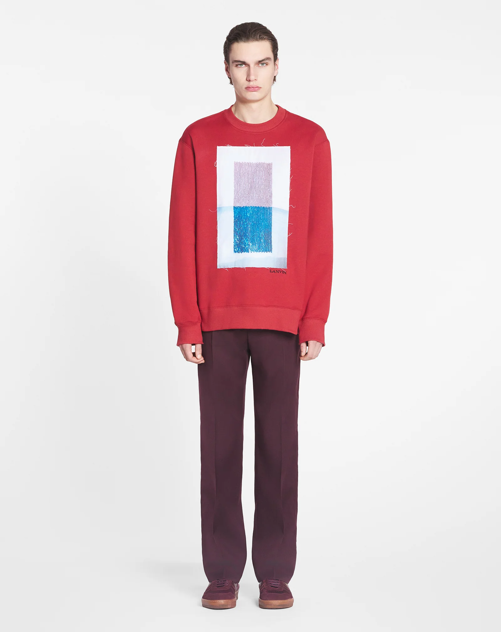 Sweatshirt with an archives print