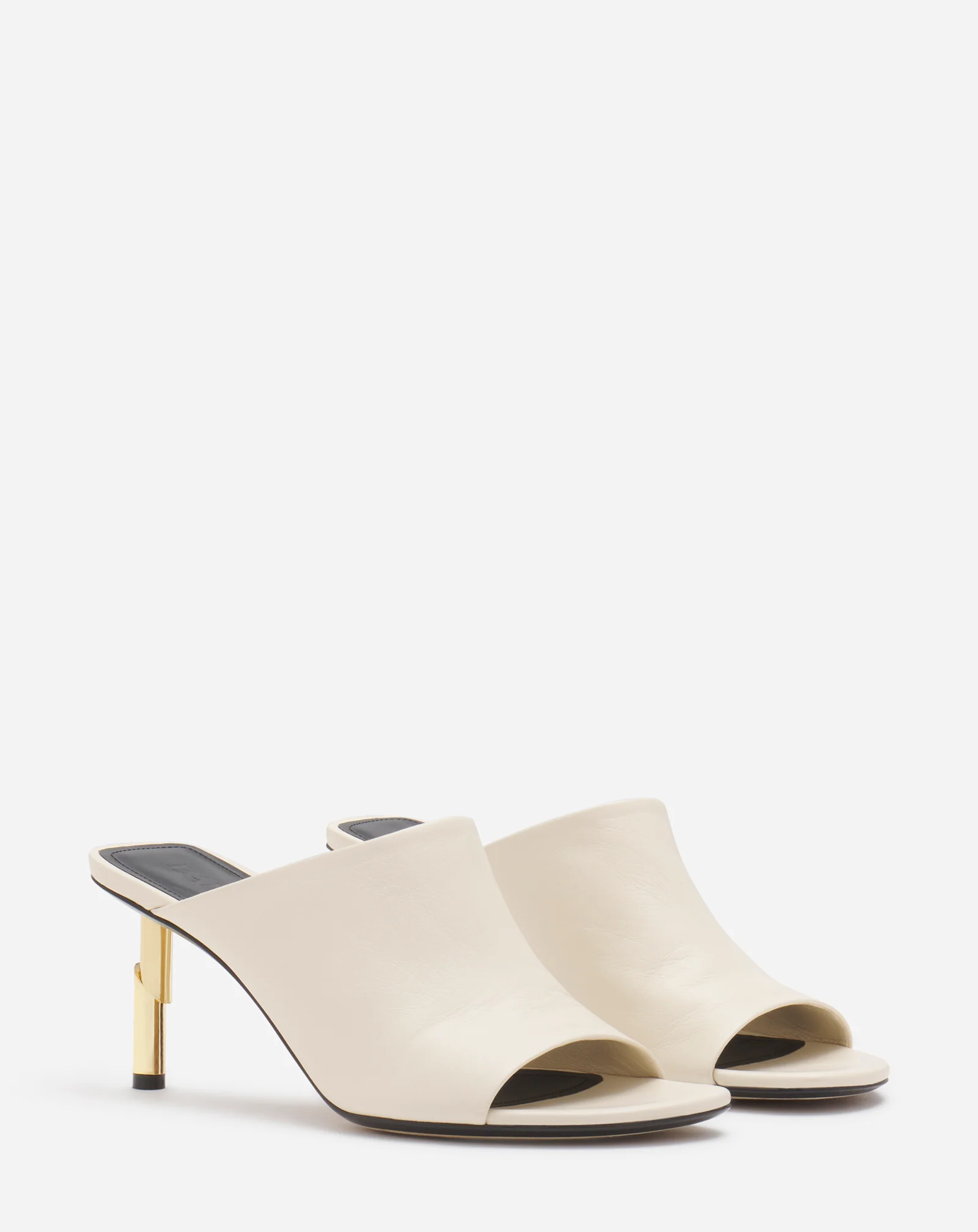 Leather sequence by lanvin mules