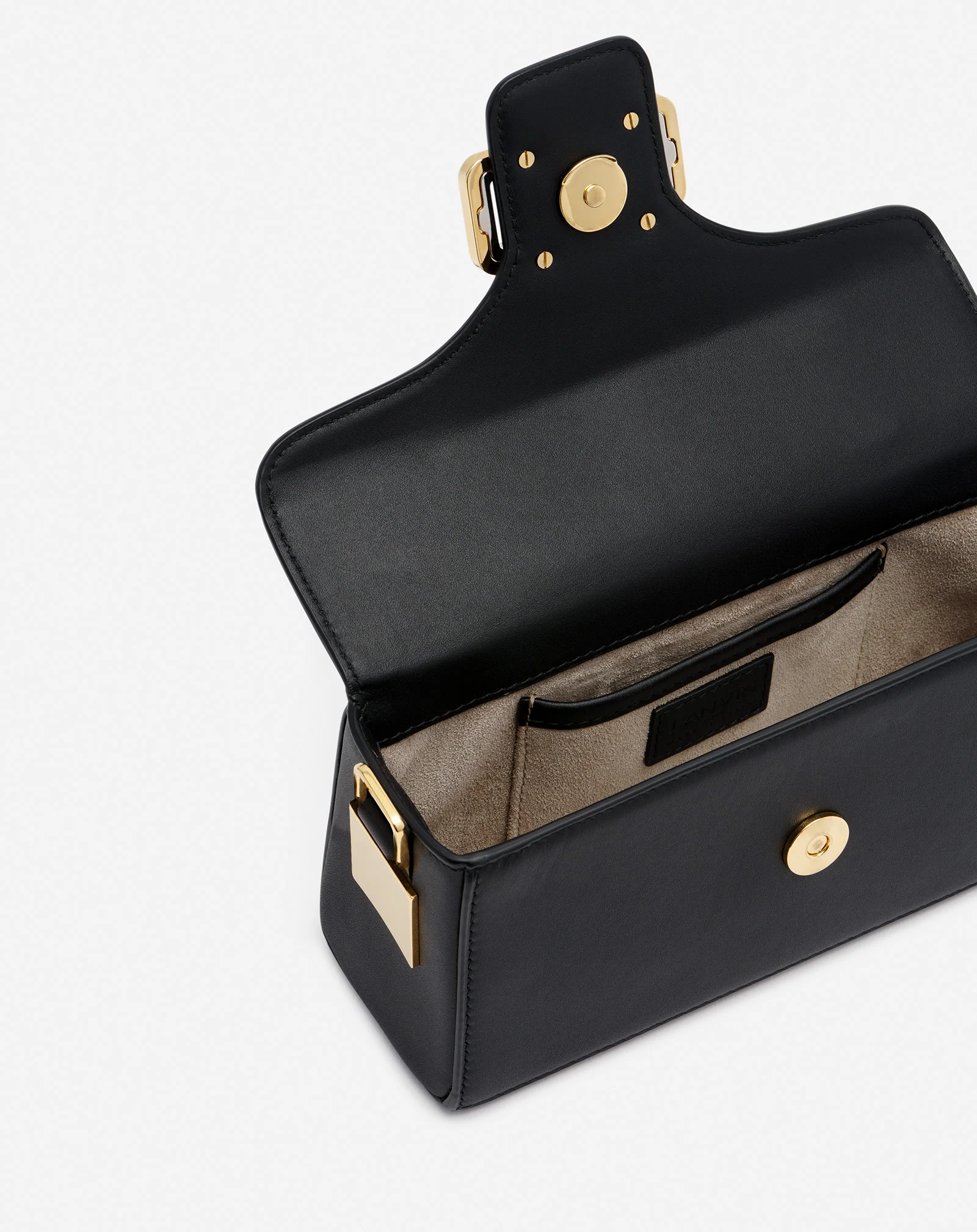 Nano pencil cat leather bag