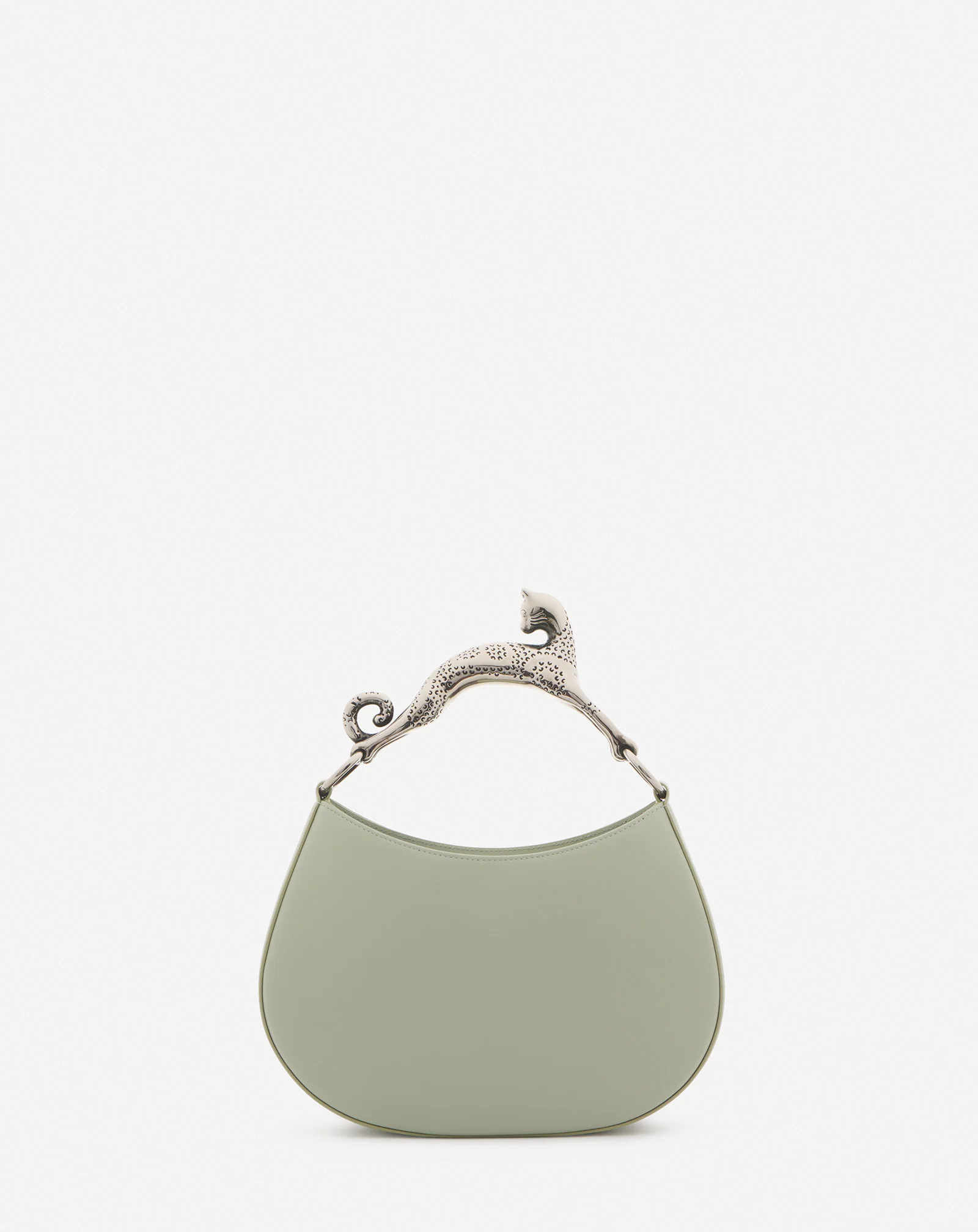 Hobo cat leather bag