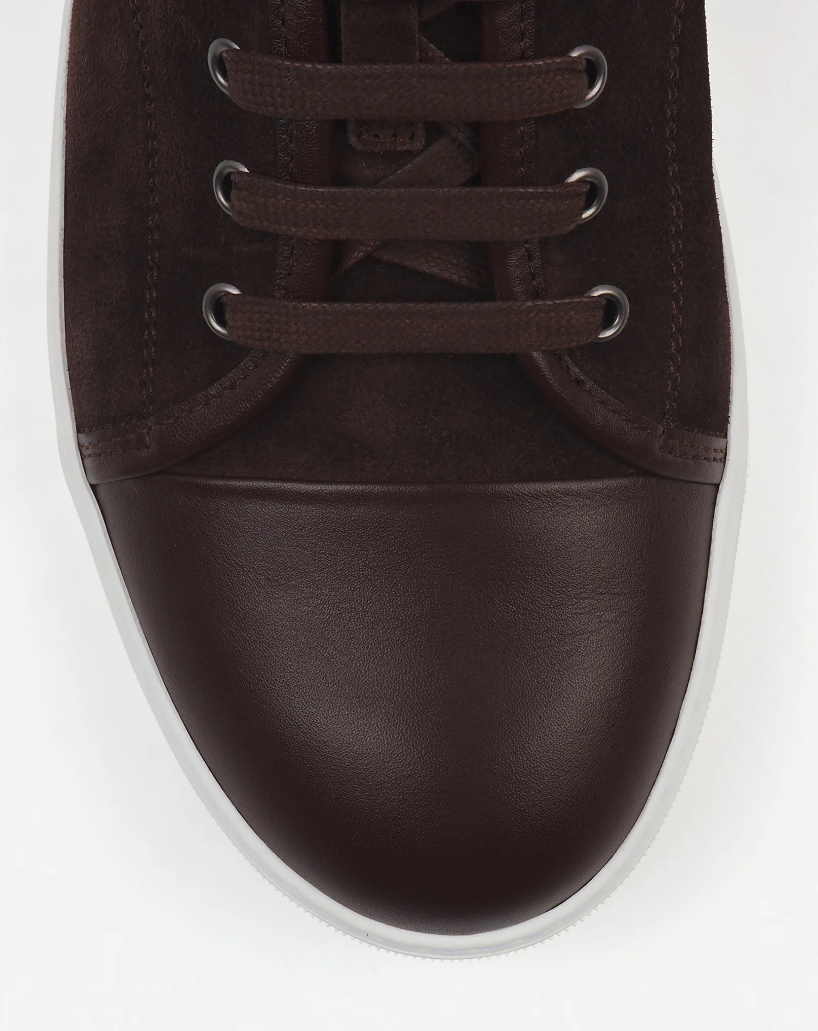 Dbb1 leather and suede sneakers