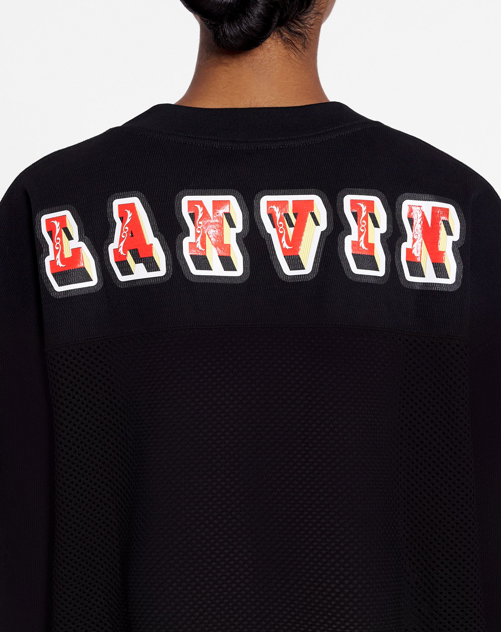 Lanvin x future loose-fit mesh t-shirt