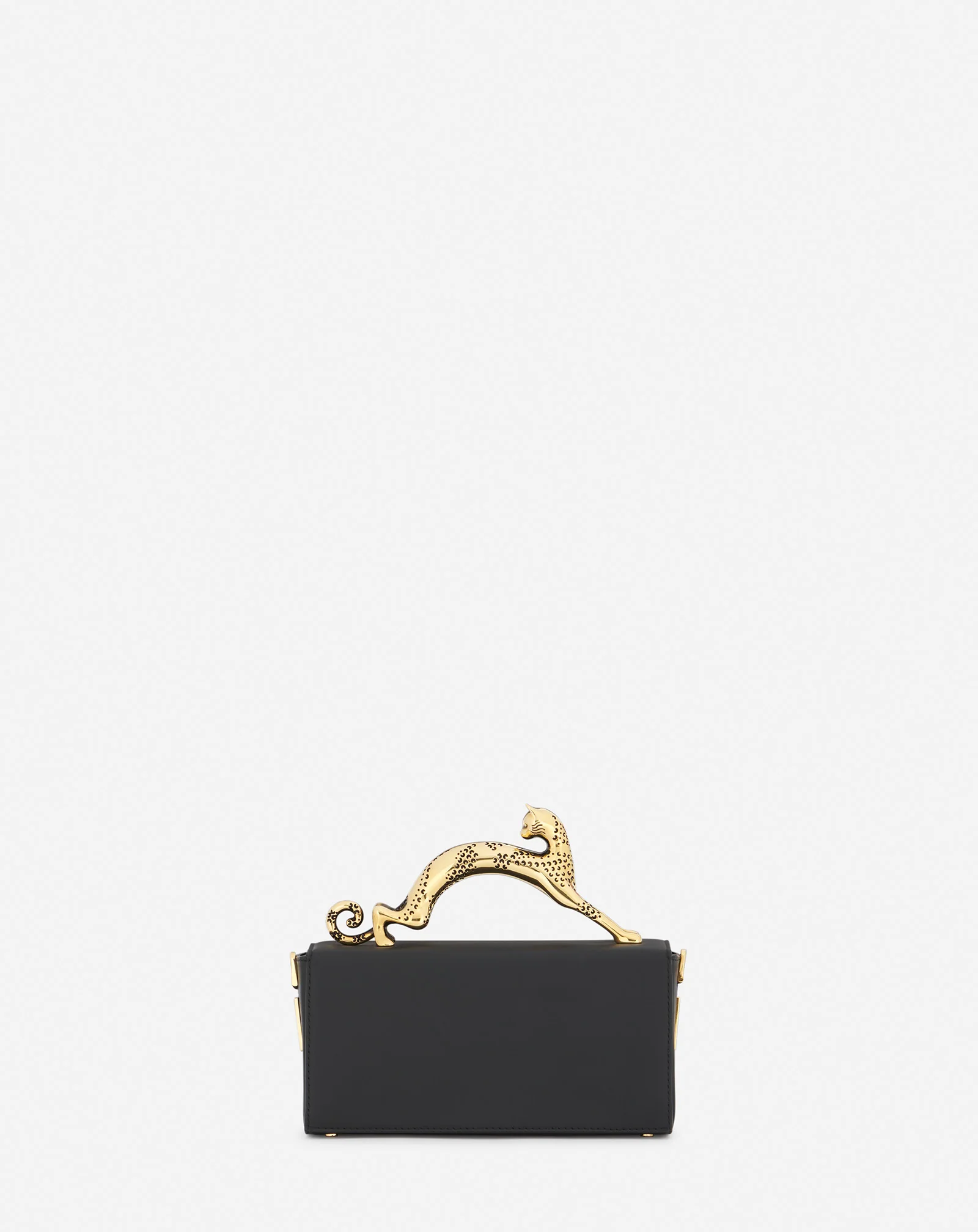 Nano pencil cat leather bag