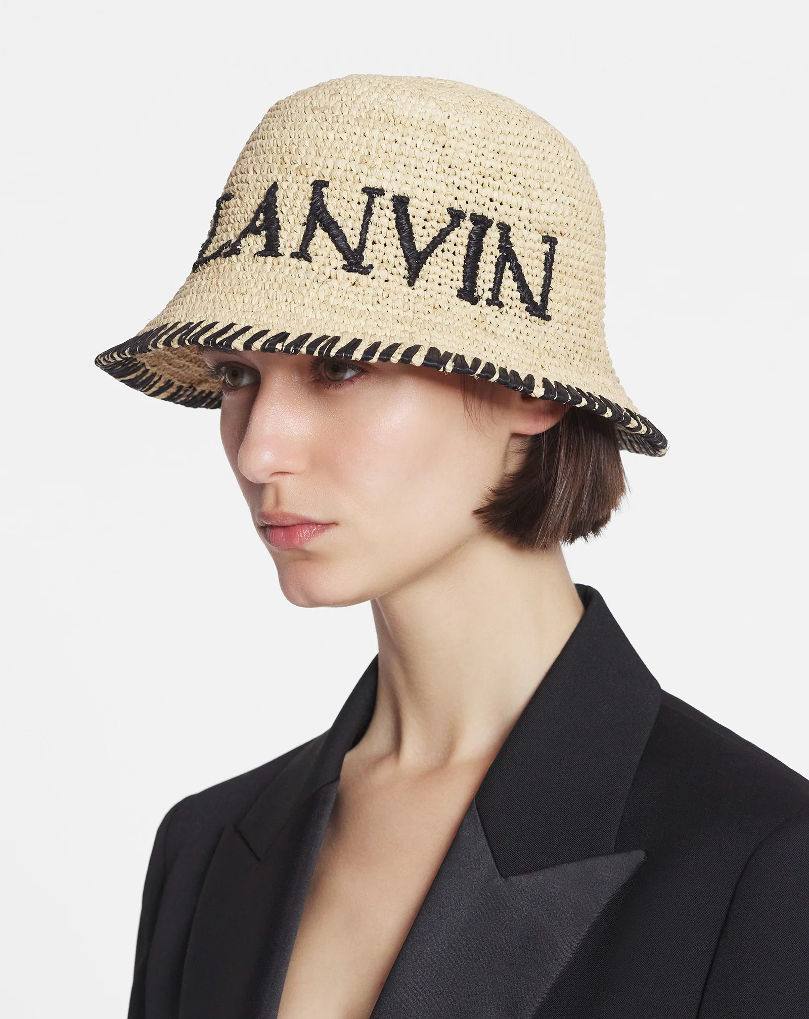 Lanvin raffia bucket hat