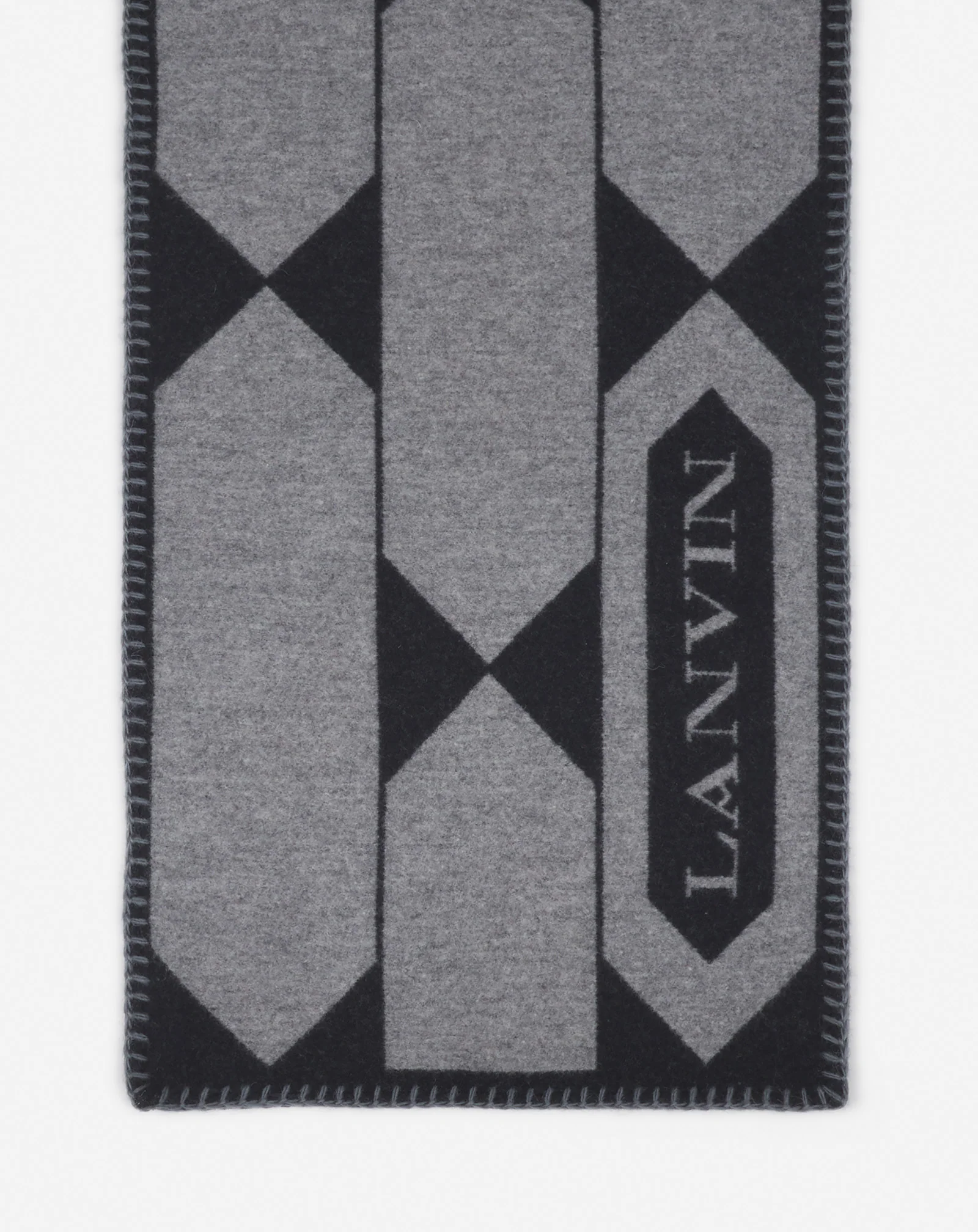 Lanvin label scarf in wool