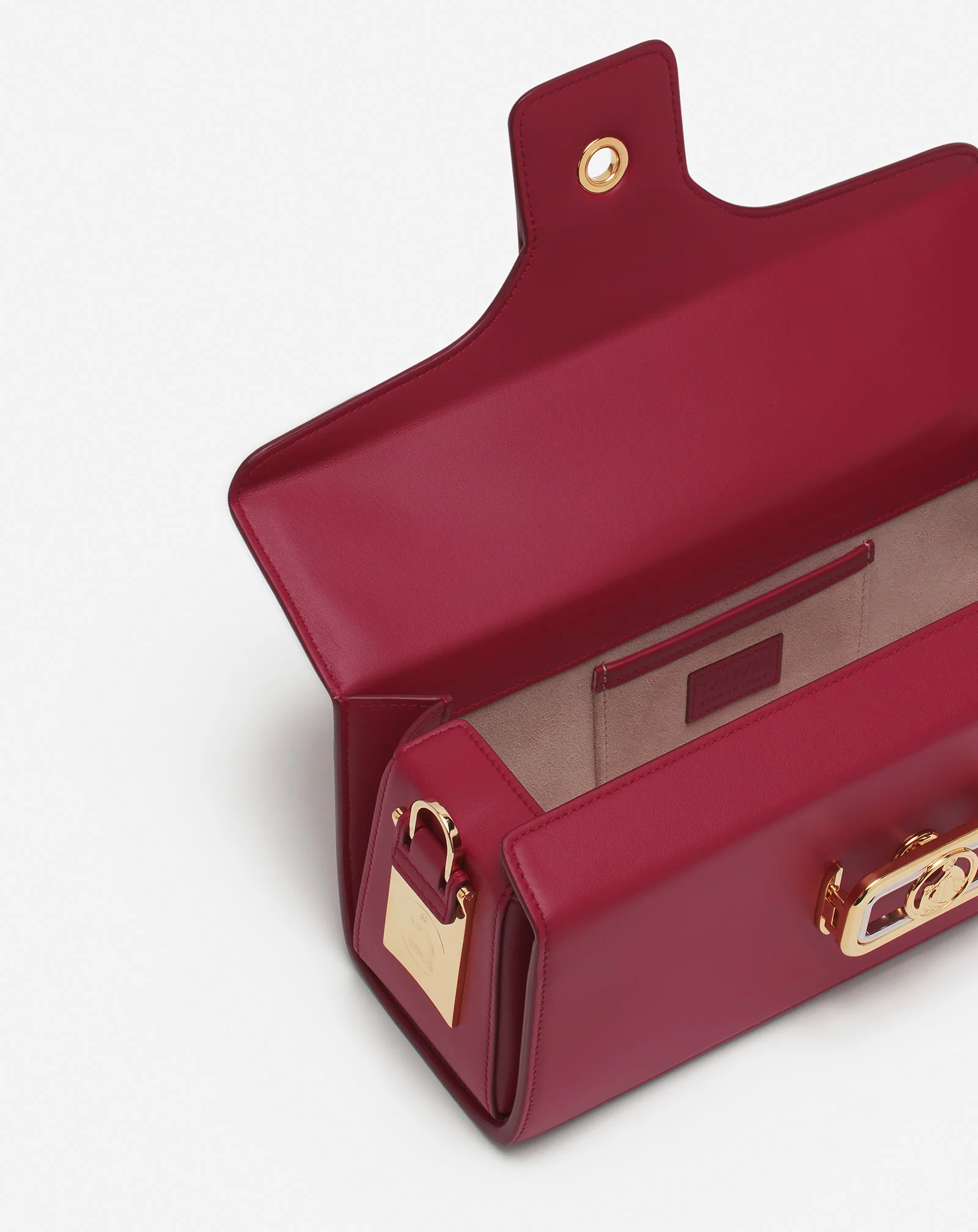 Medium leather pencil cat bag