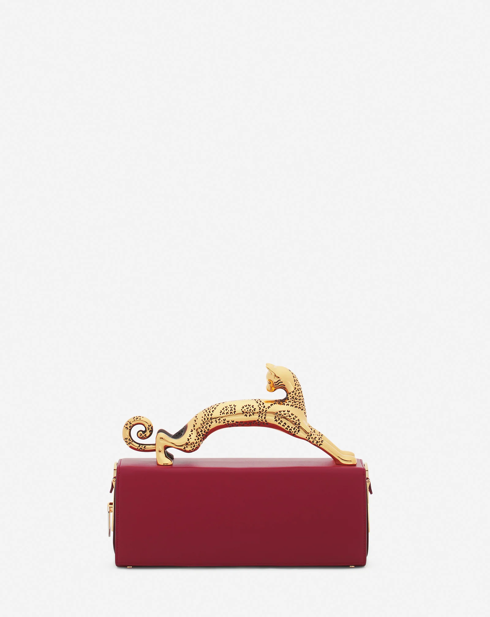 Medium leather pencil cat bag