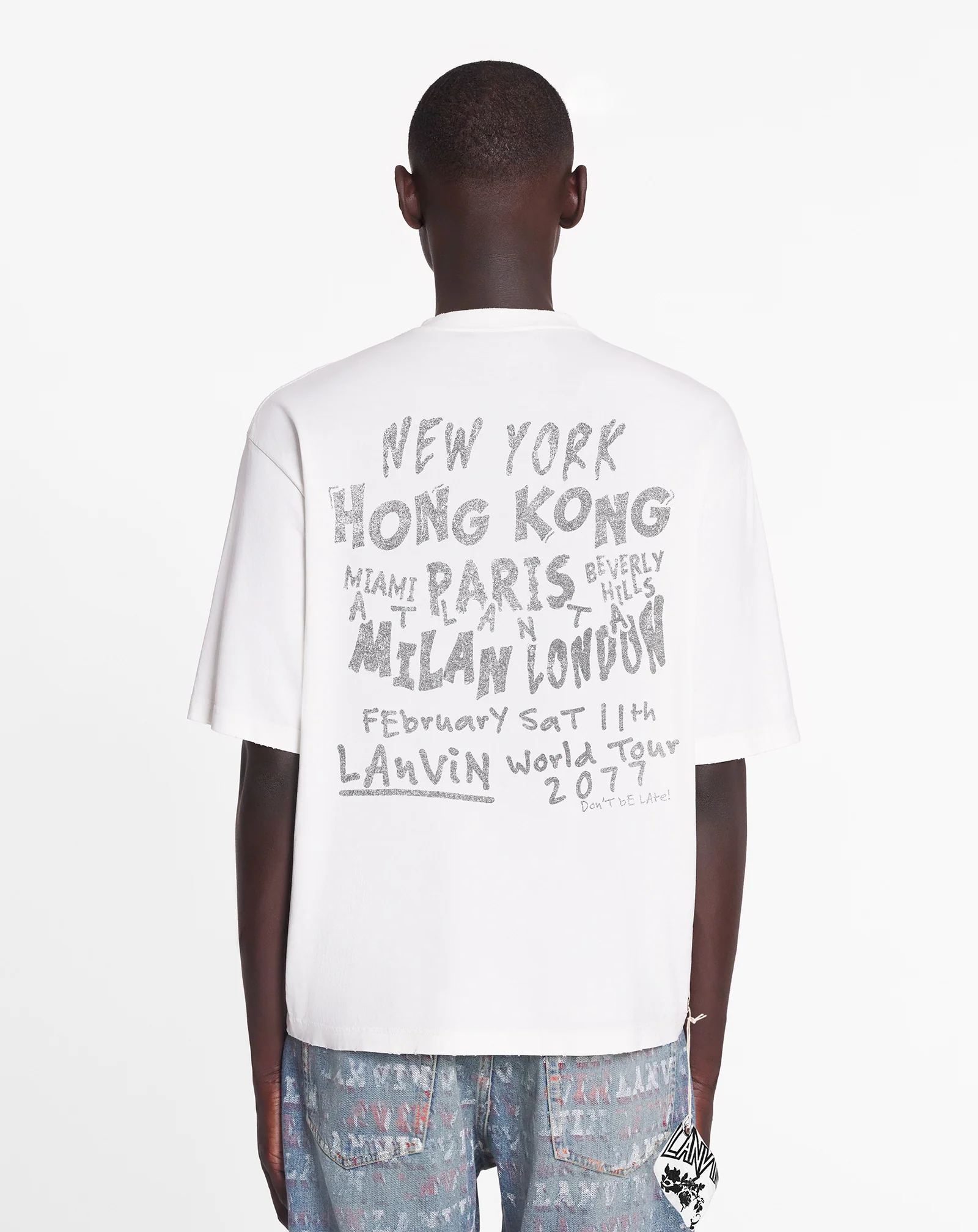 Lanvin x future unisex loose-fit printed t-shirt