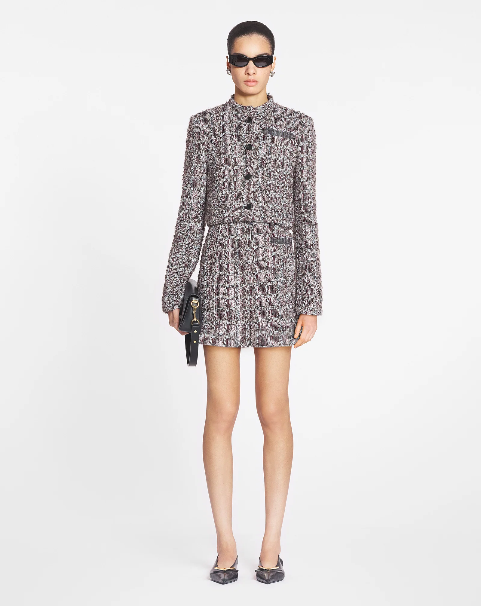 Tweed miniskirt