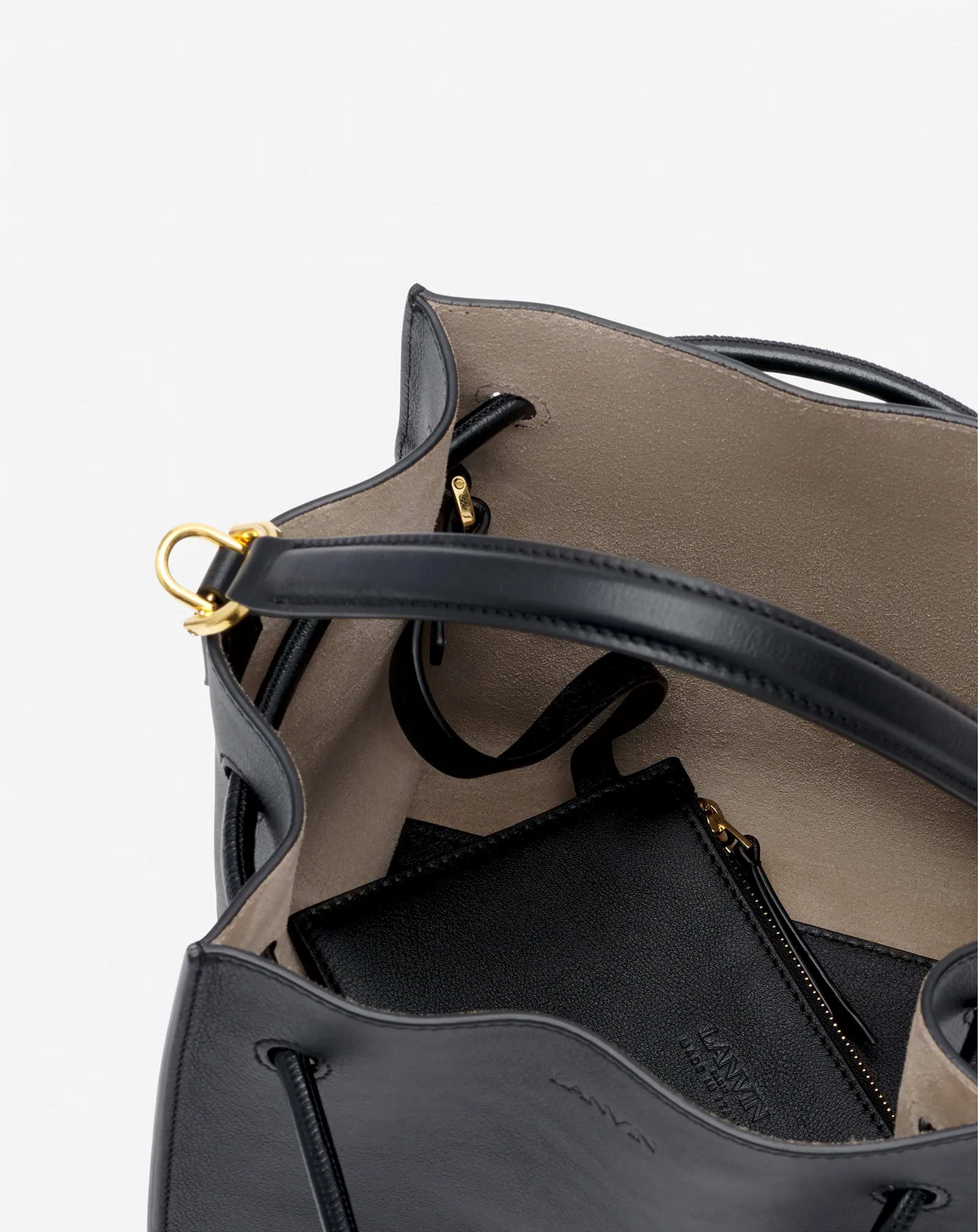 Small leather sequence by lanvin handbag