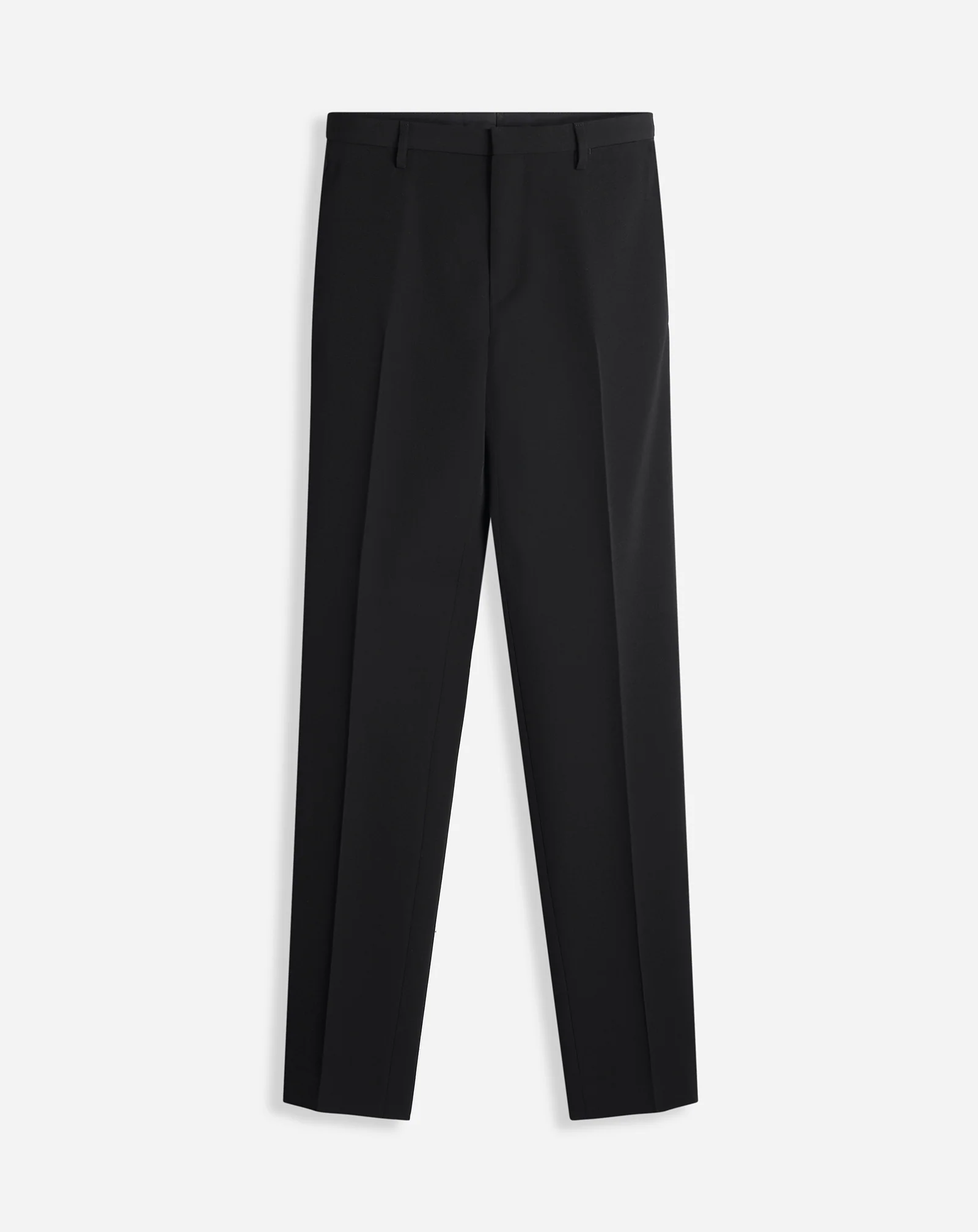 Cigarette trousers with satin side bands