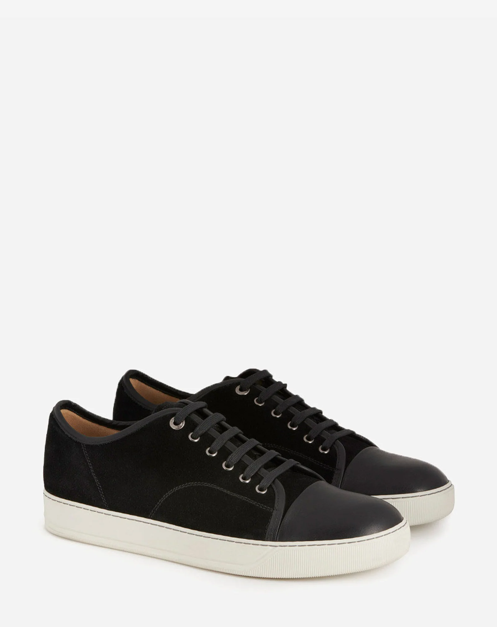 Dbb1 leather and suede sneakers