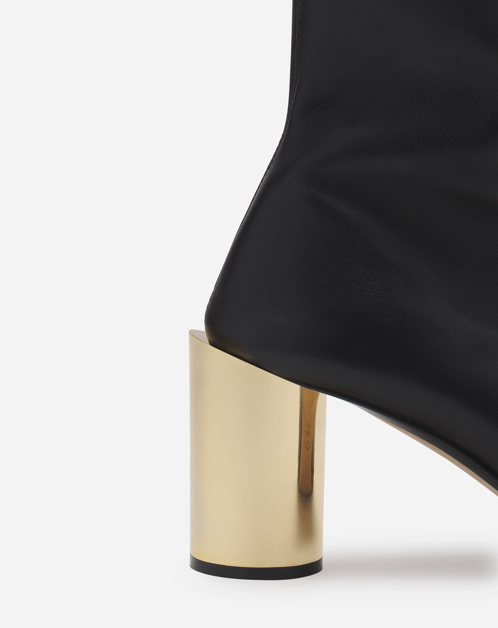 Leather sequence by lanvin chunky heeled boots