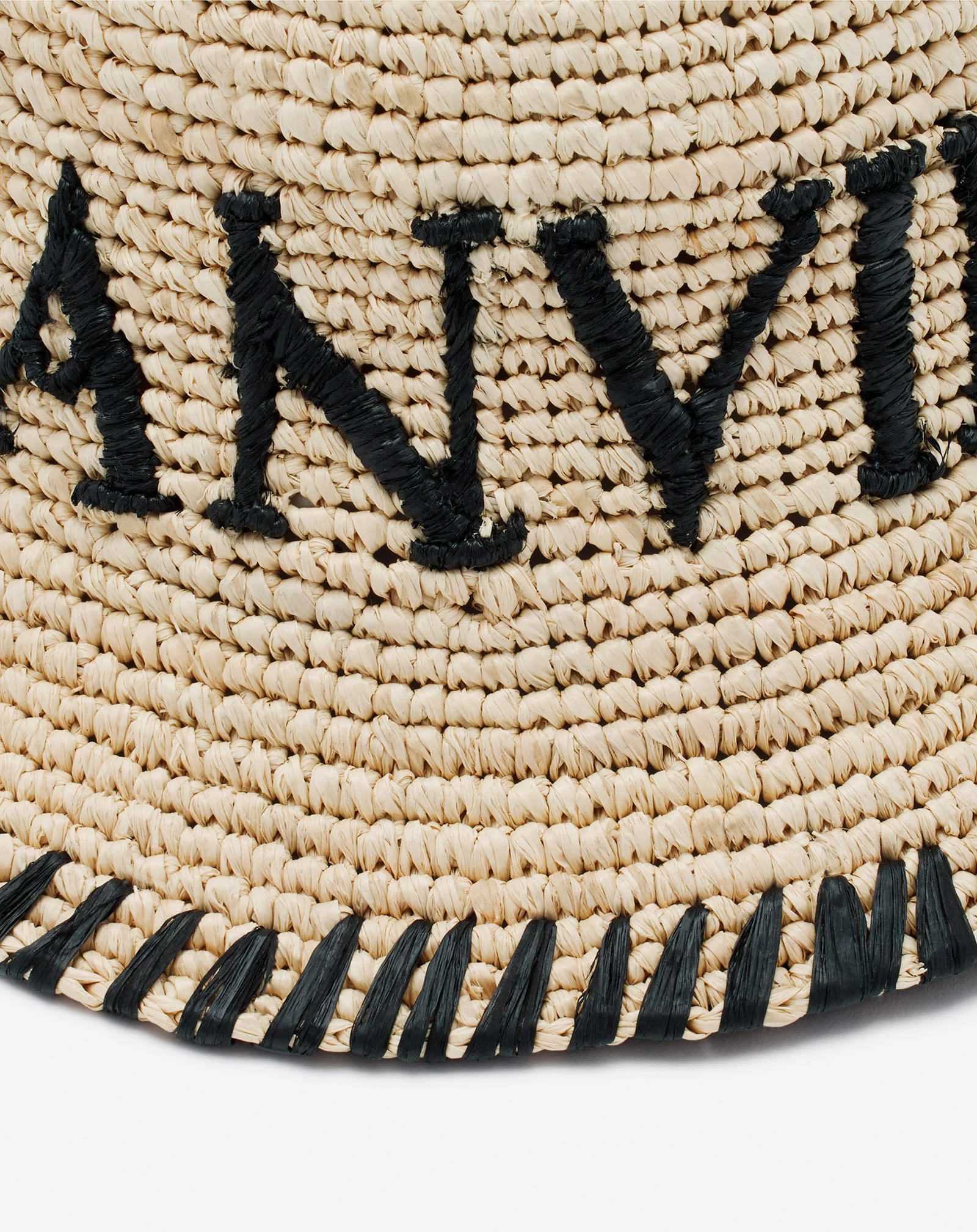 Lanvin raffia bucket hat