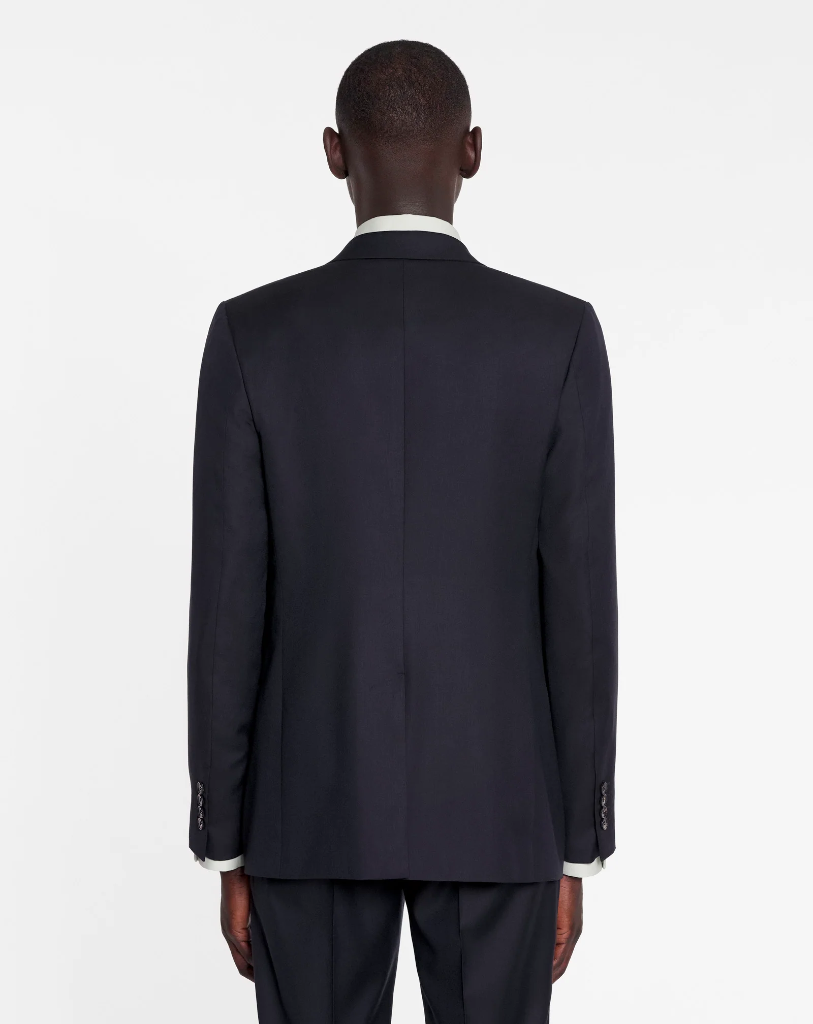 Single-breasted flap pockets jacket