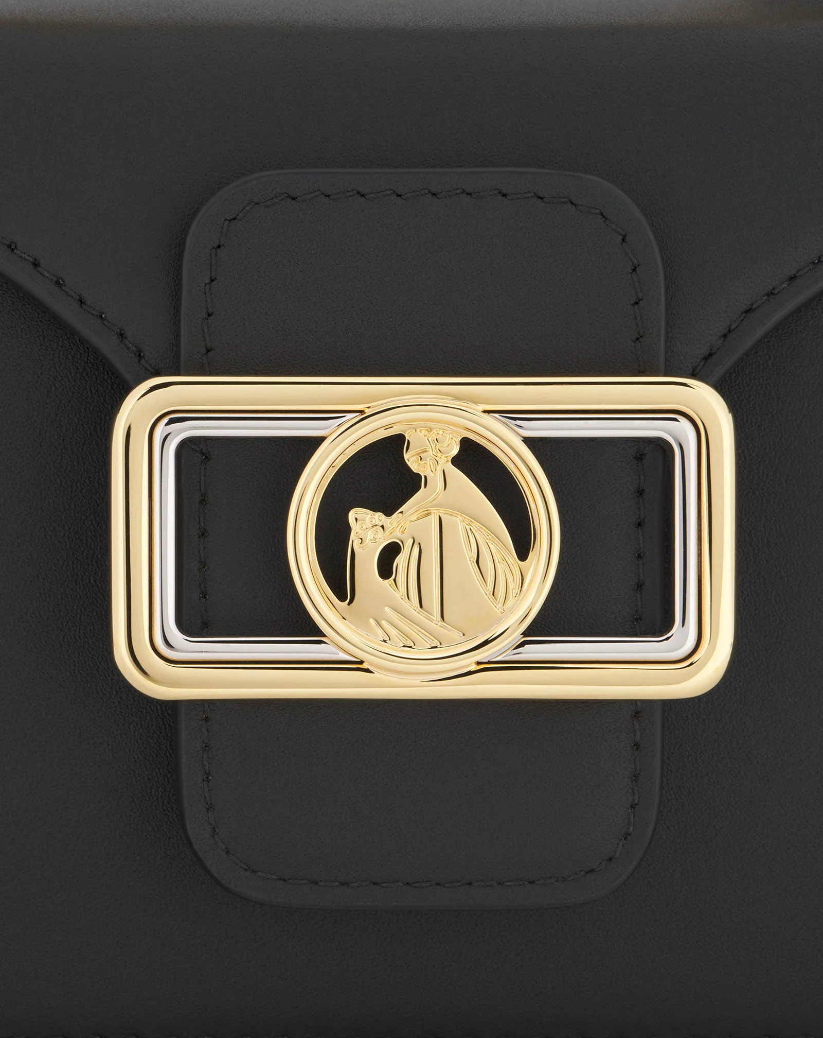 Nano pencil cat leather bag