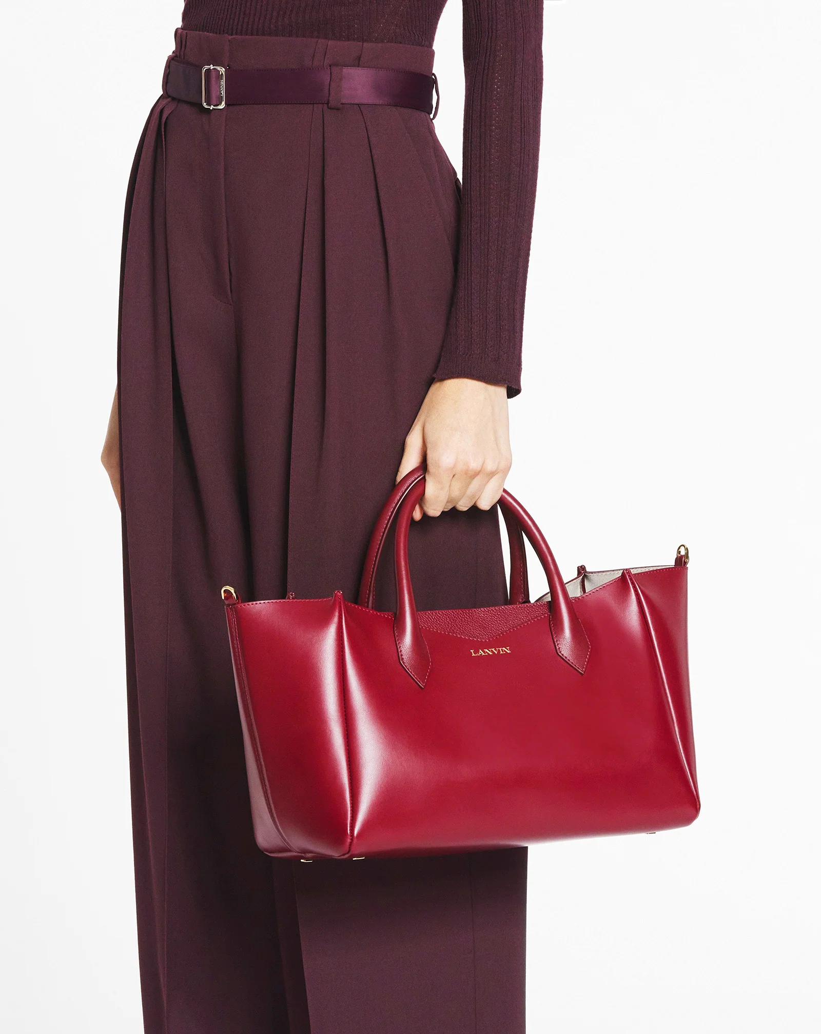 L'octave by lanvin leather day bag