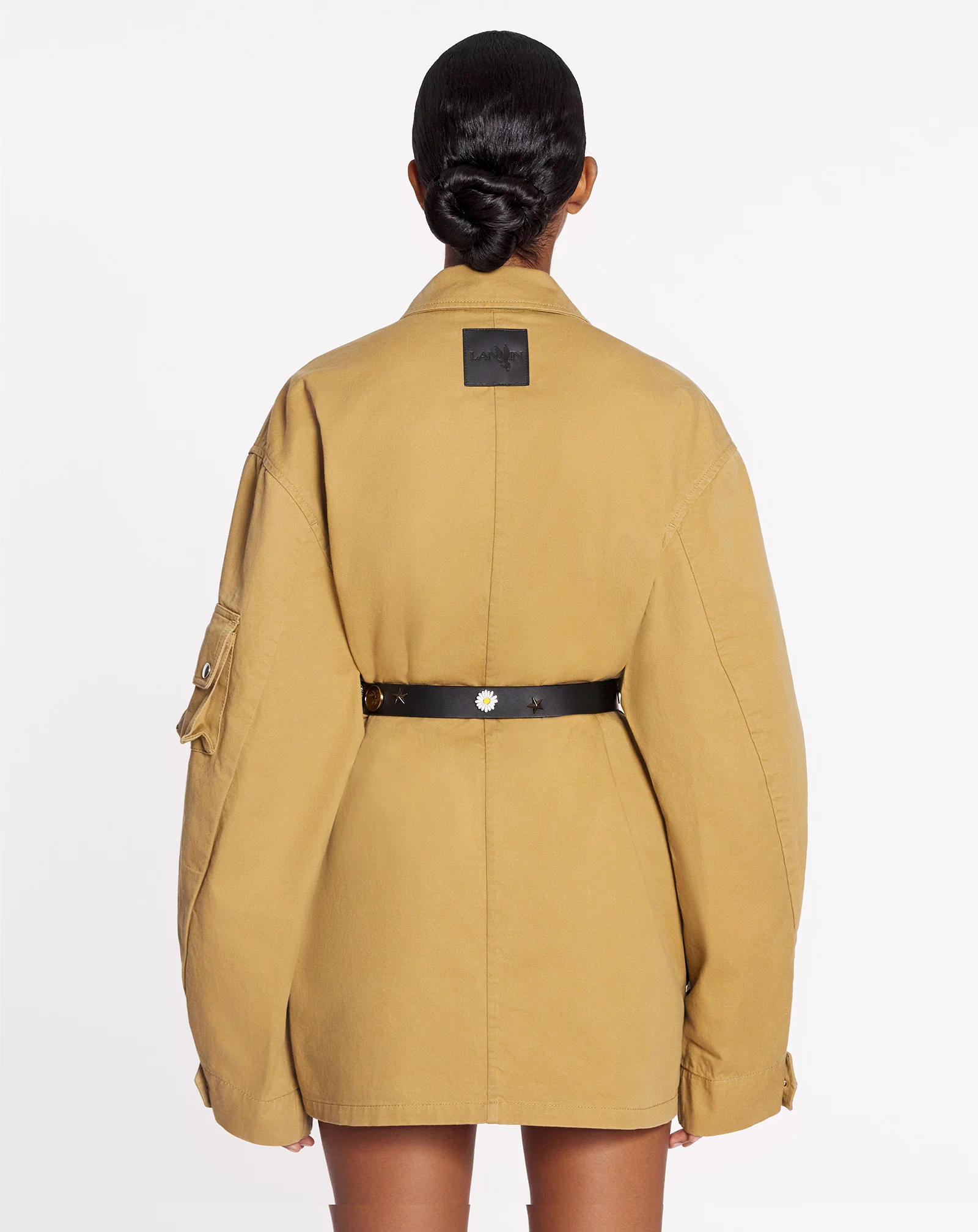 Lanvin x future asymmetrical utility jacket