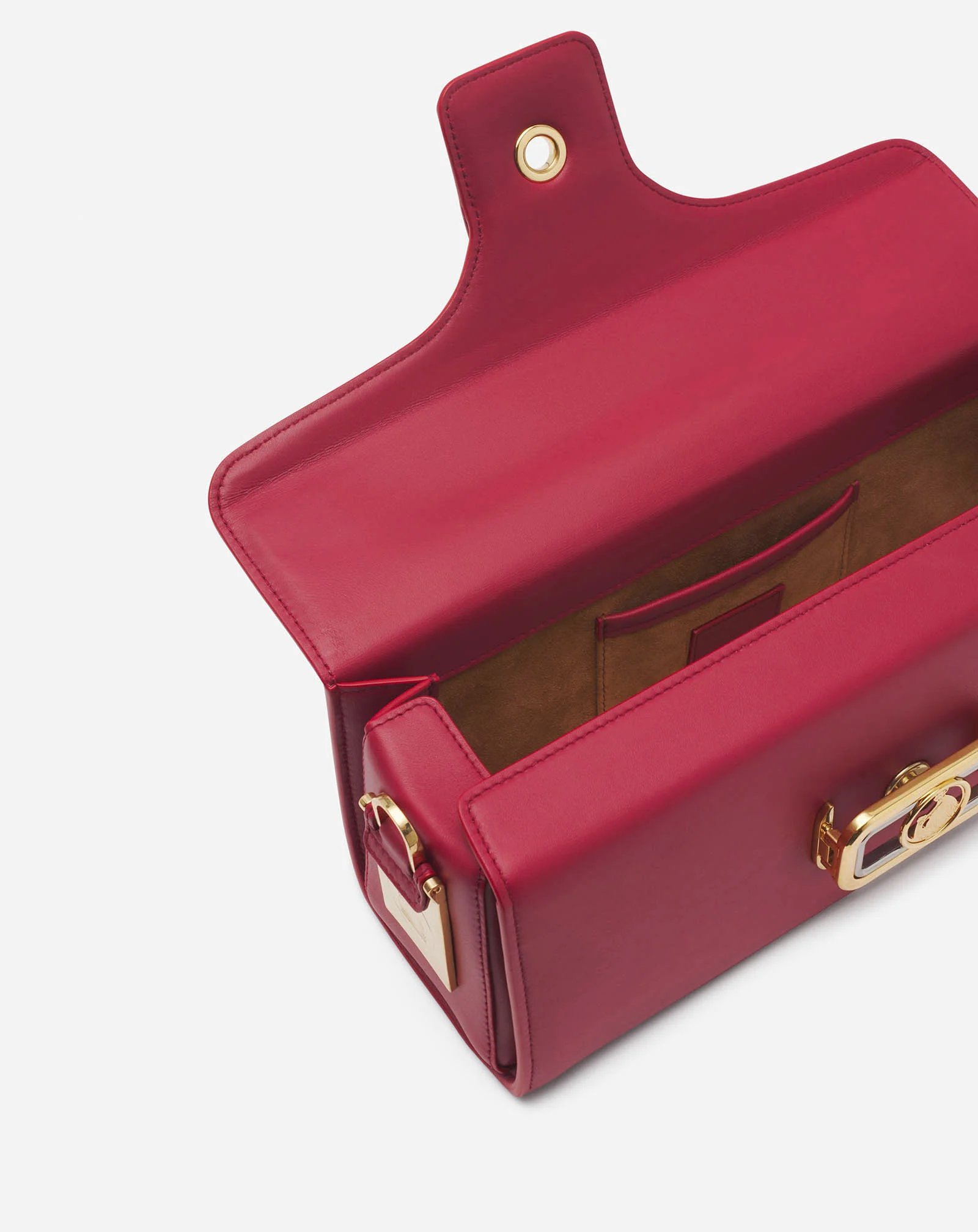 Medium pencil cat leather bag