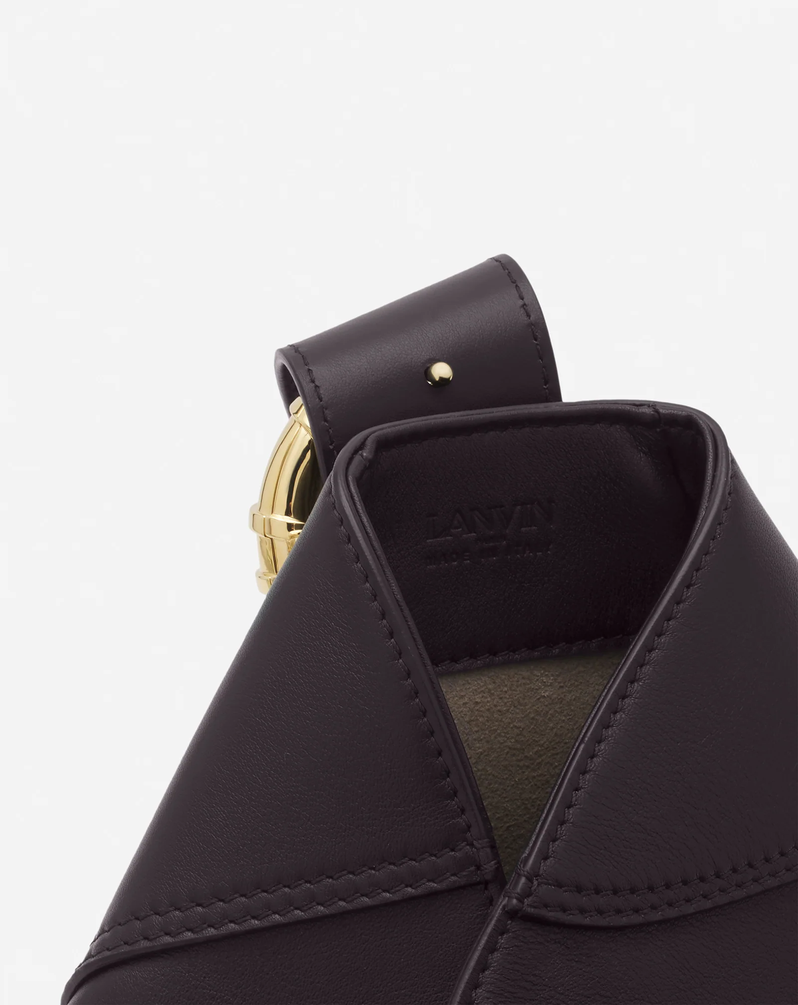 Leather melodie hobo bag