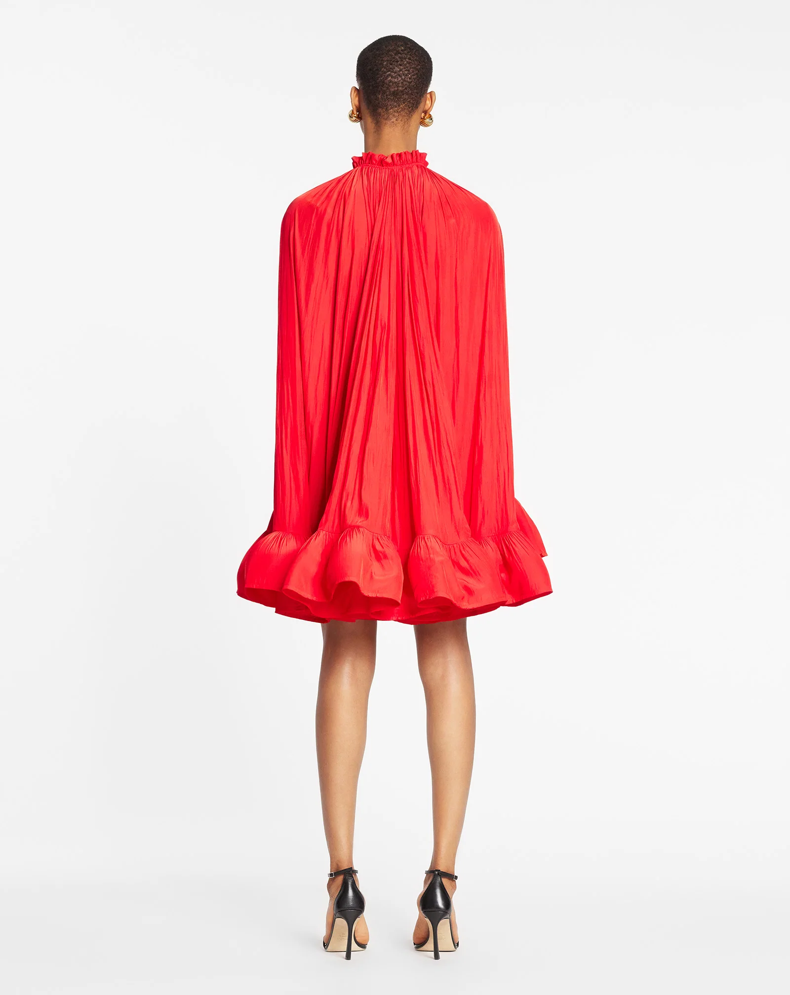 Short charmeuse dress