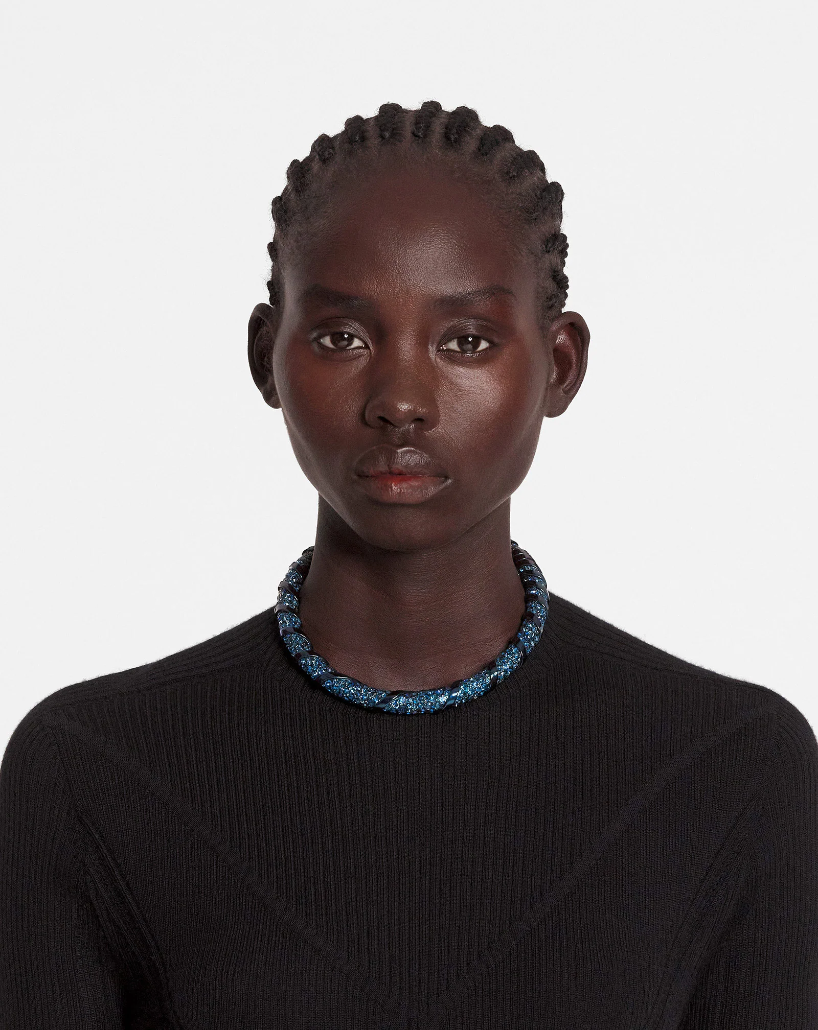 Rhinestone melodie choker necklace