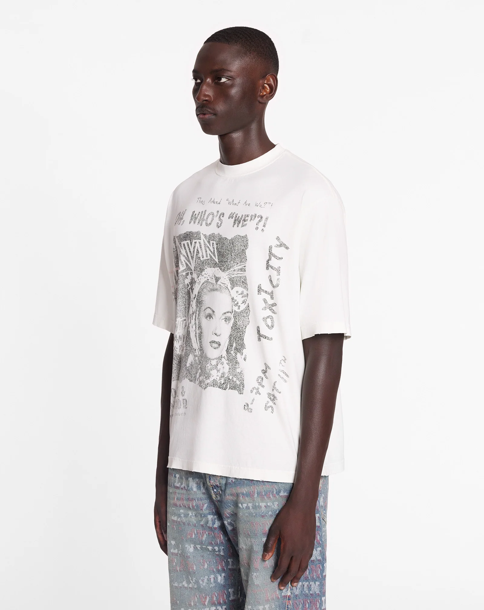Lanvin x future unisex loose-fit printed t-shirt