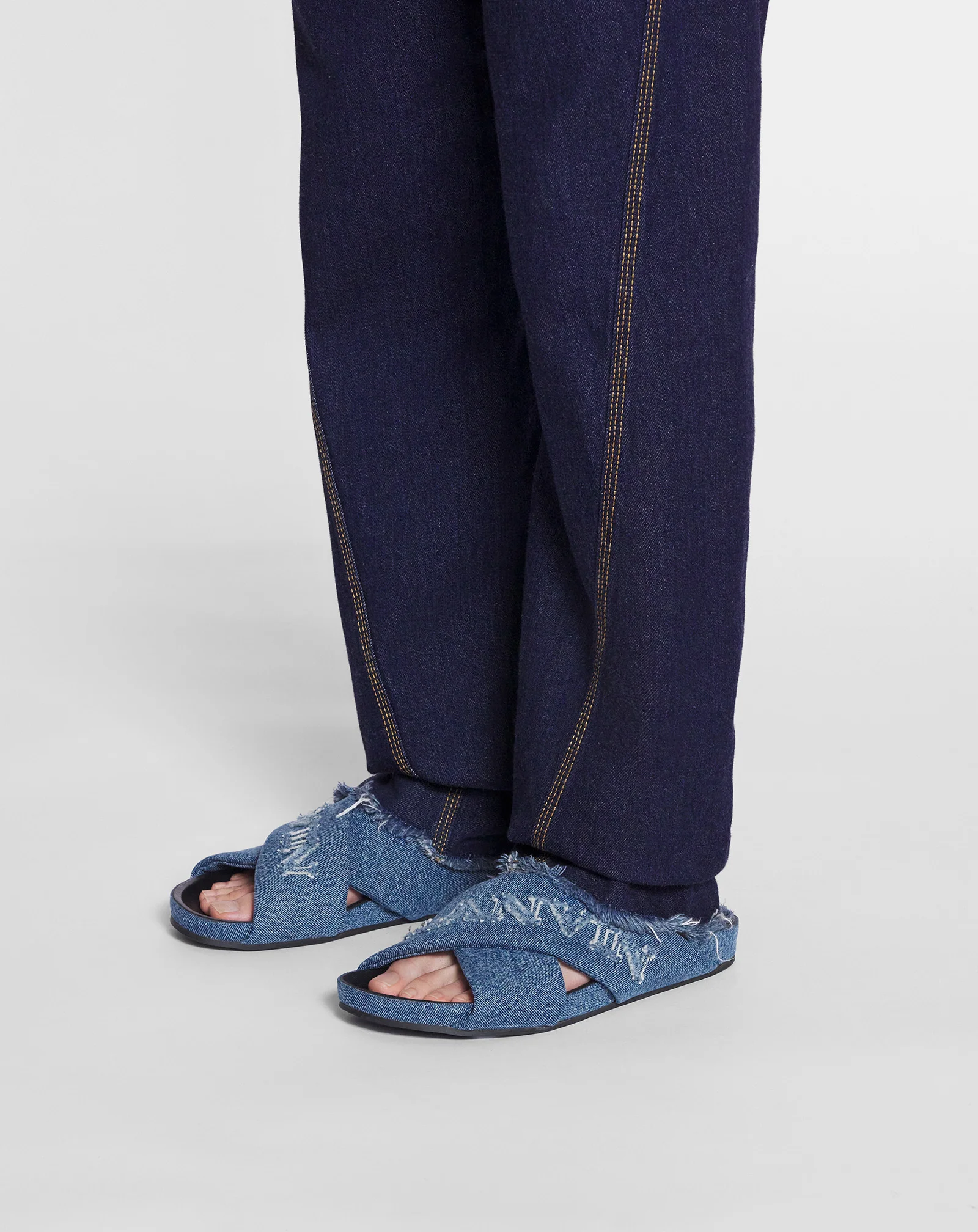 Lanvin tinkle sandals in denim