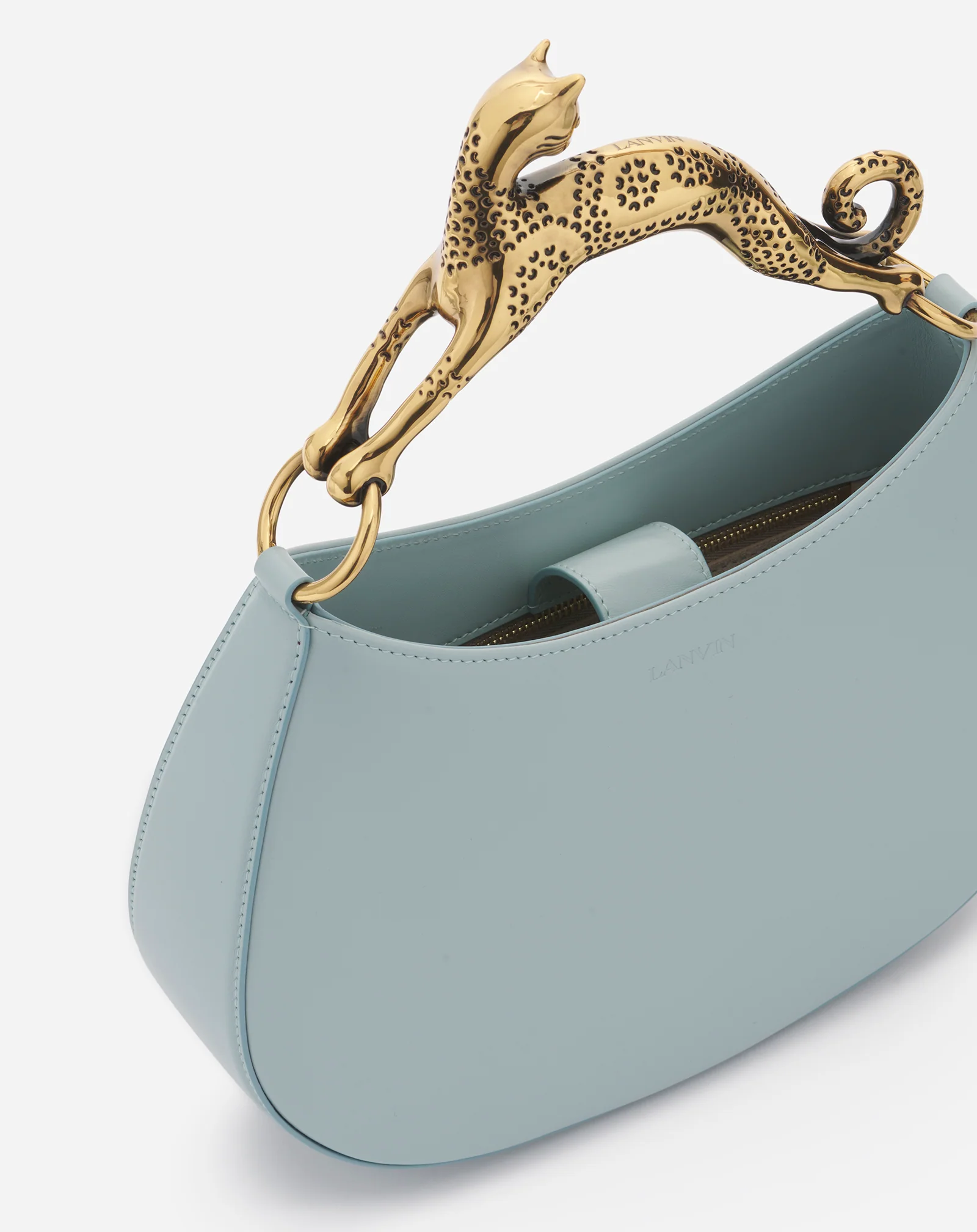 Hobo cat leather bag