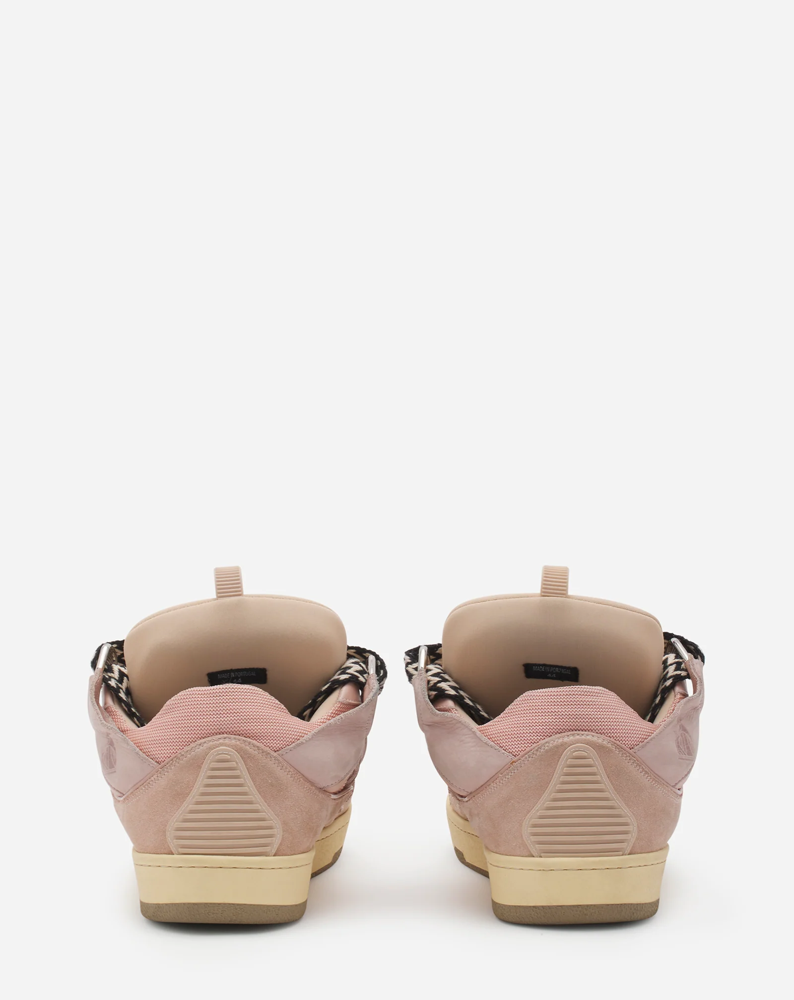 Curb leather sneakers