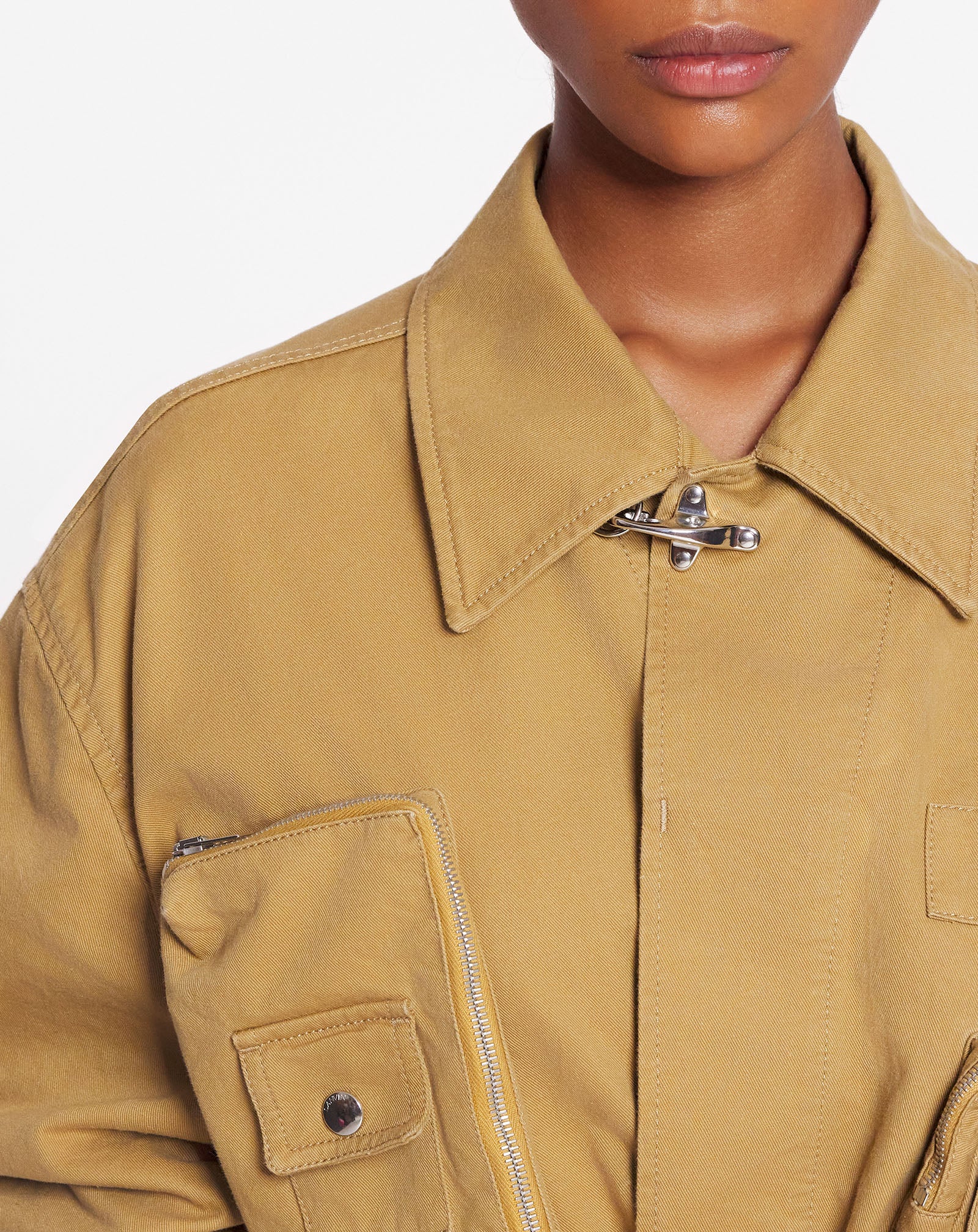 Lanvin x future asymmetrical utility jacket