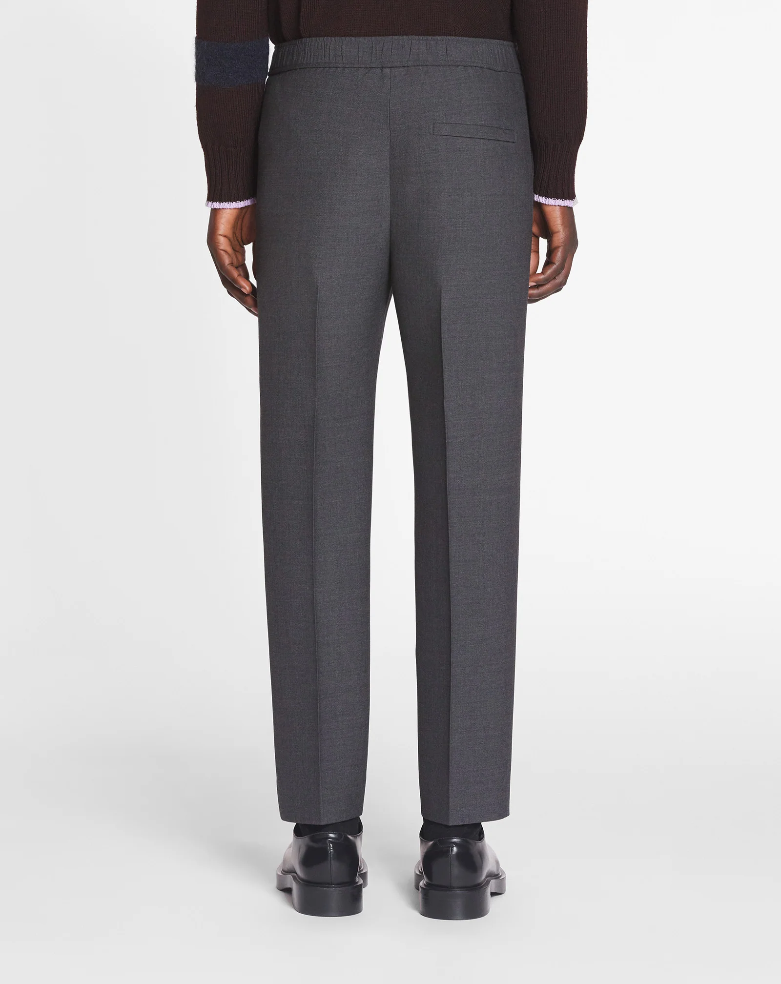 Pants with an elastic waistband