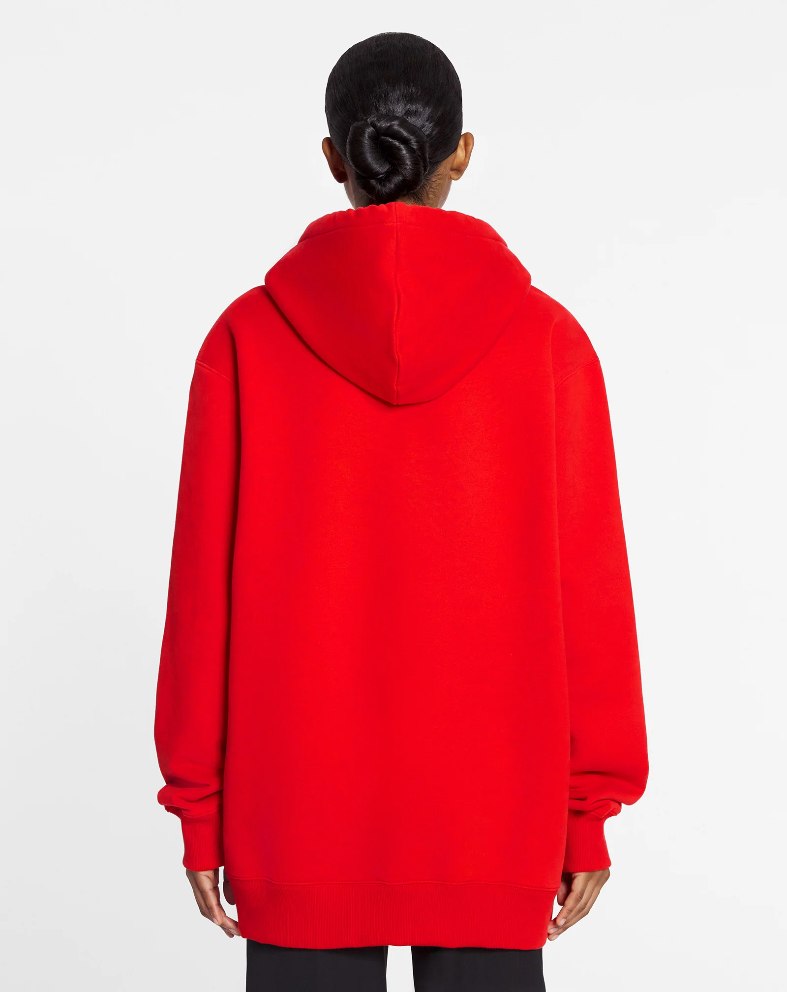 Unisex dragon print loose-fitting hoodie