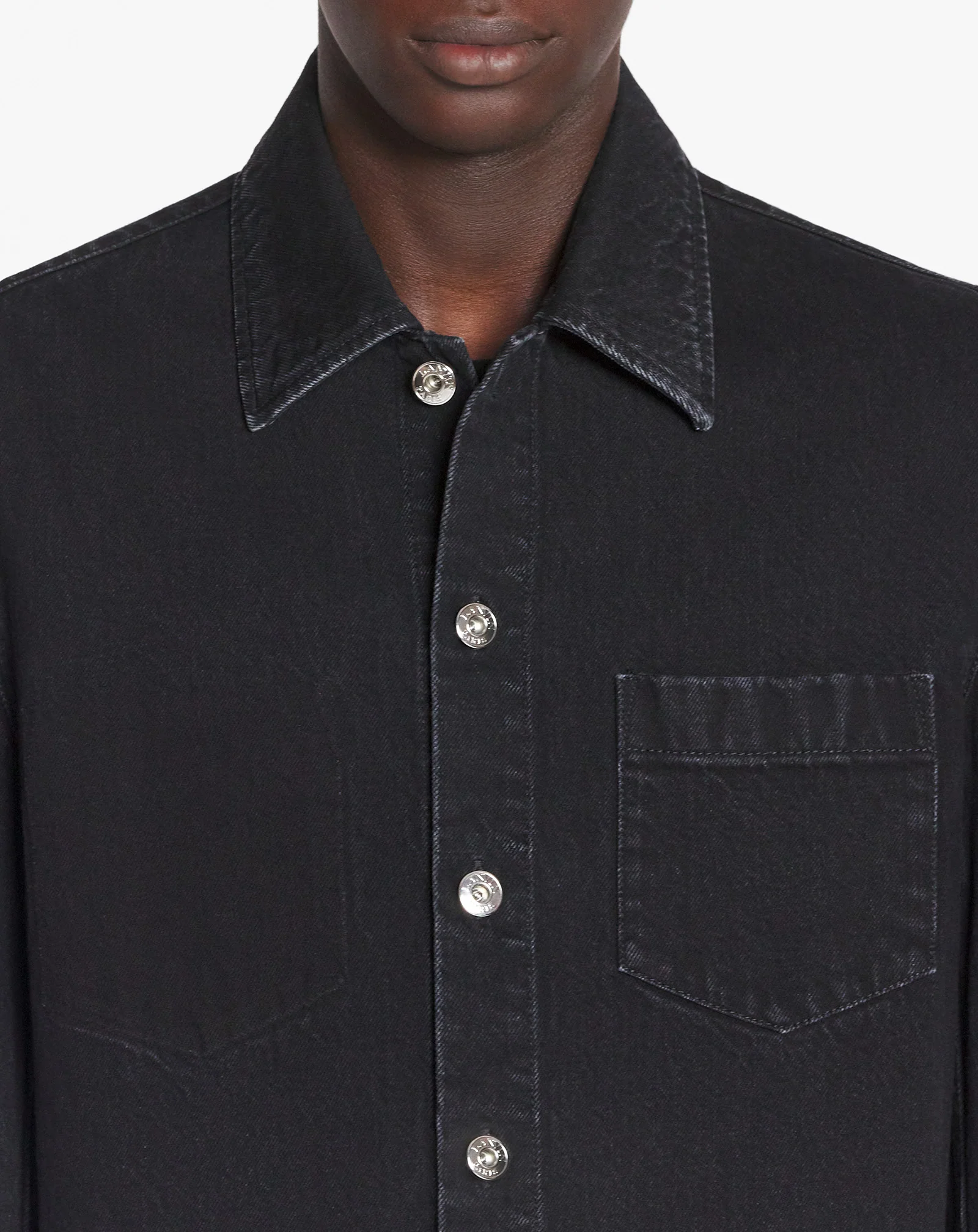 Cocoon denim overshirt