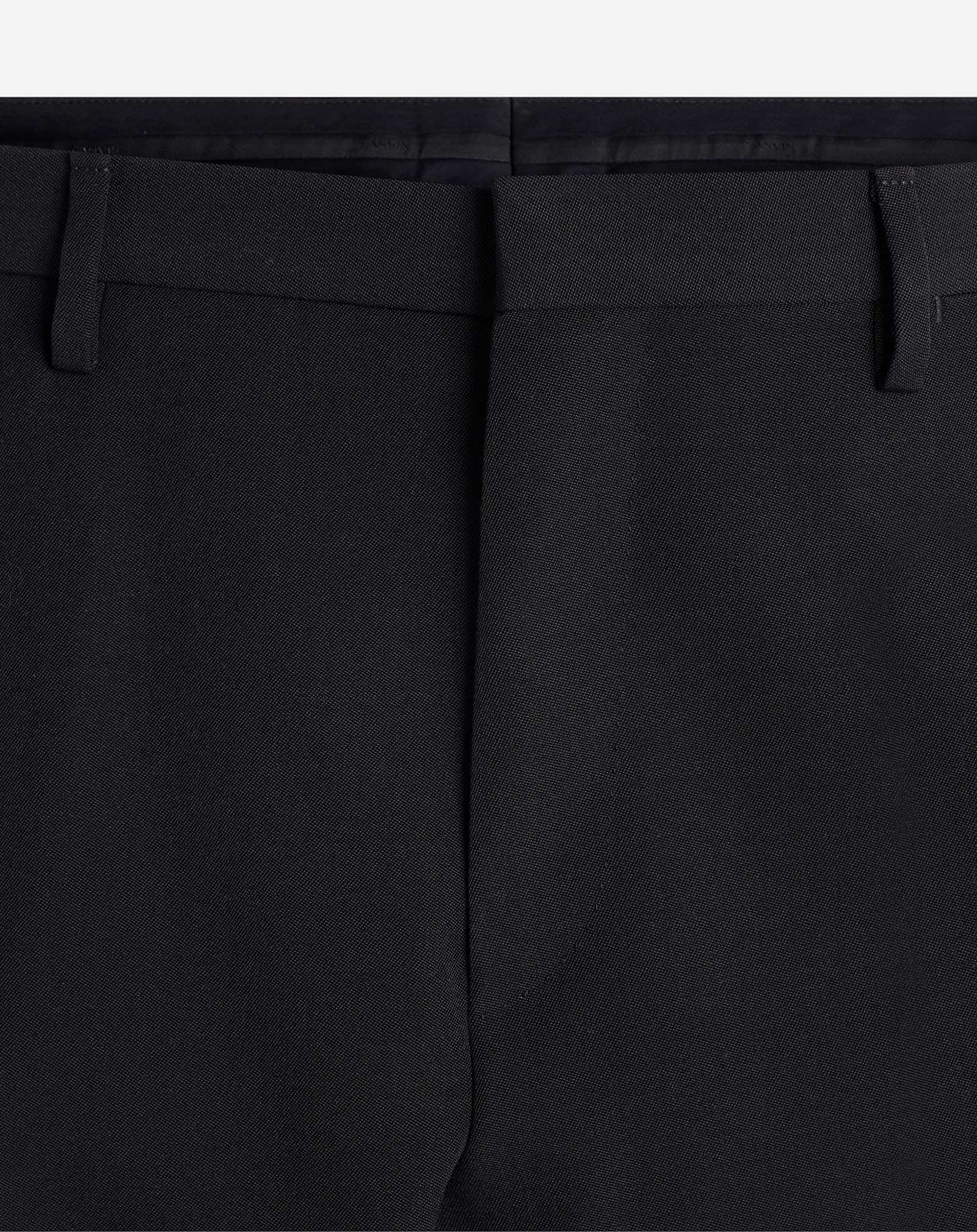 Cigarette trousers with satin side bands