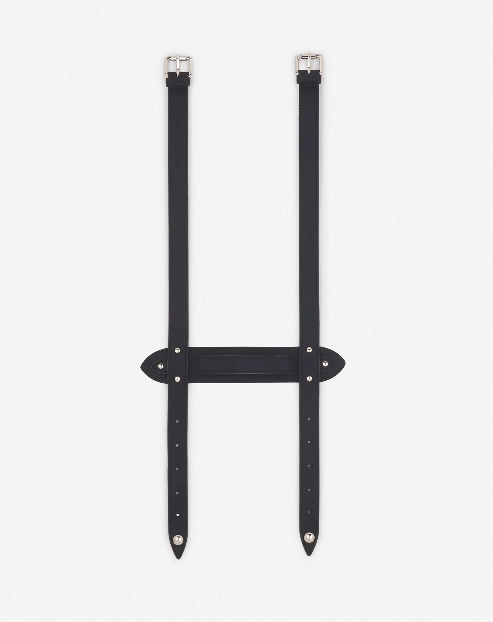 Lanvin x future wool blanket with eagle and triangles and strap