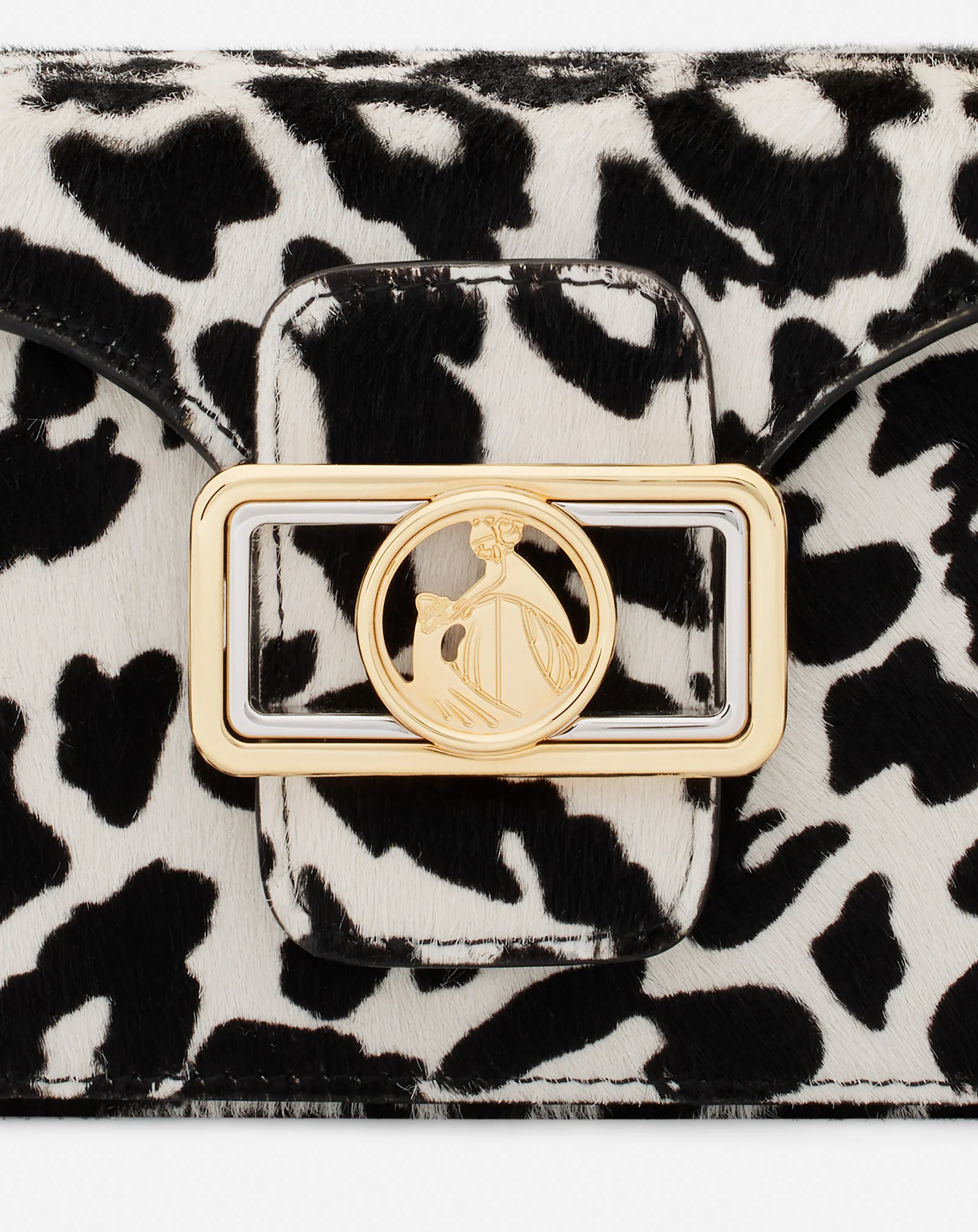 Nano pencil cat bag in pony-effect leather