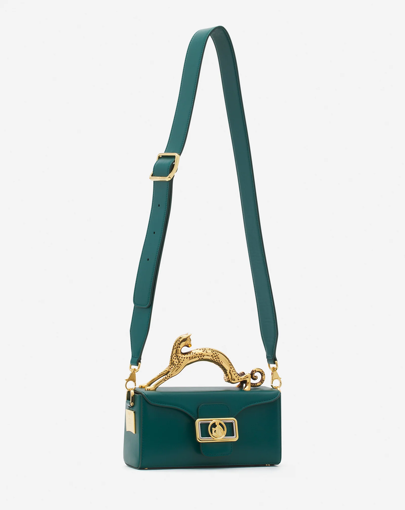 Leather nano pencil cat bag