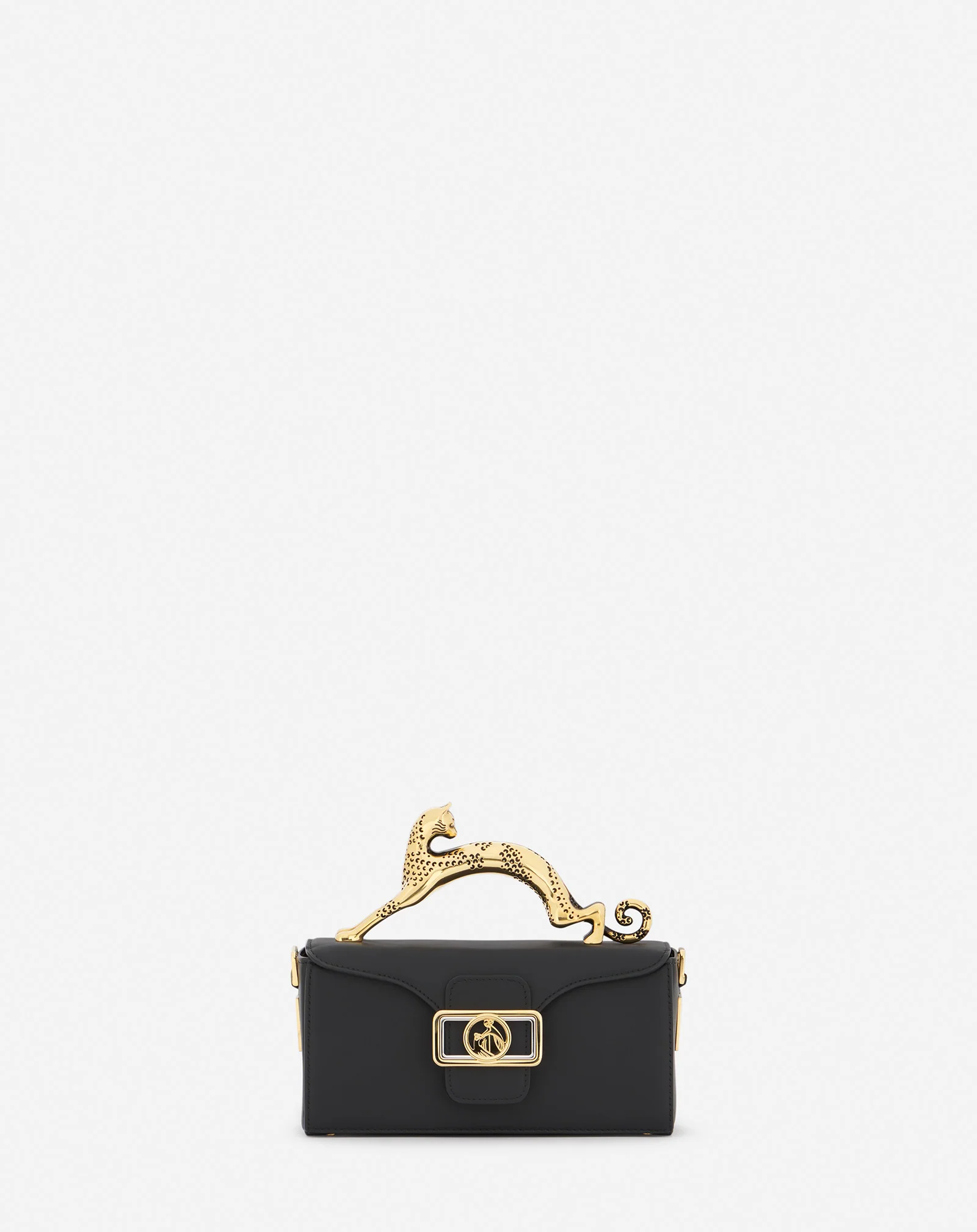 Nano pencil cat leather bag