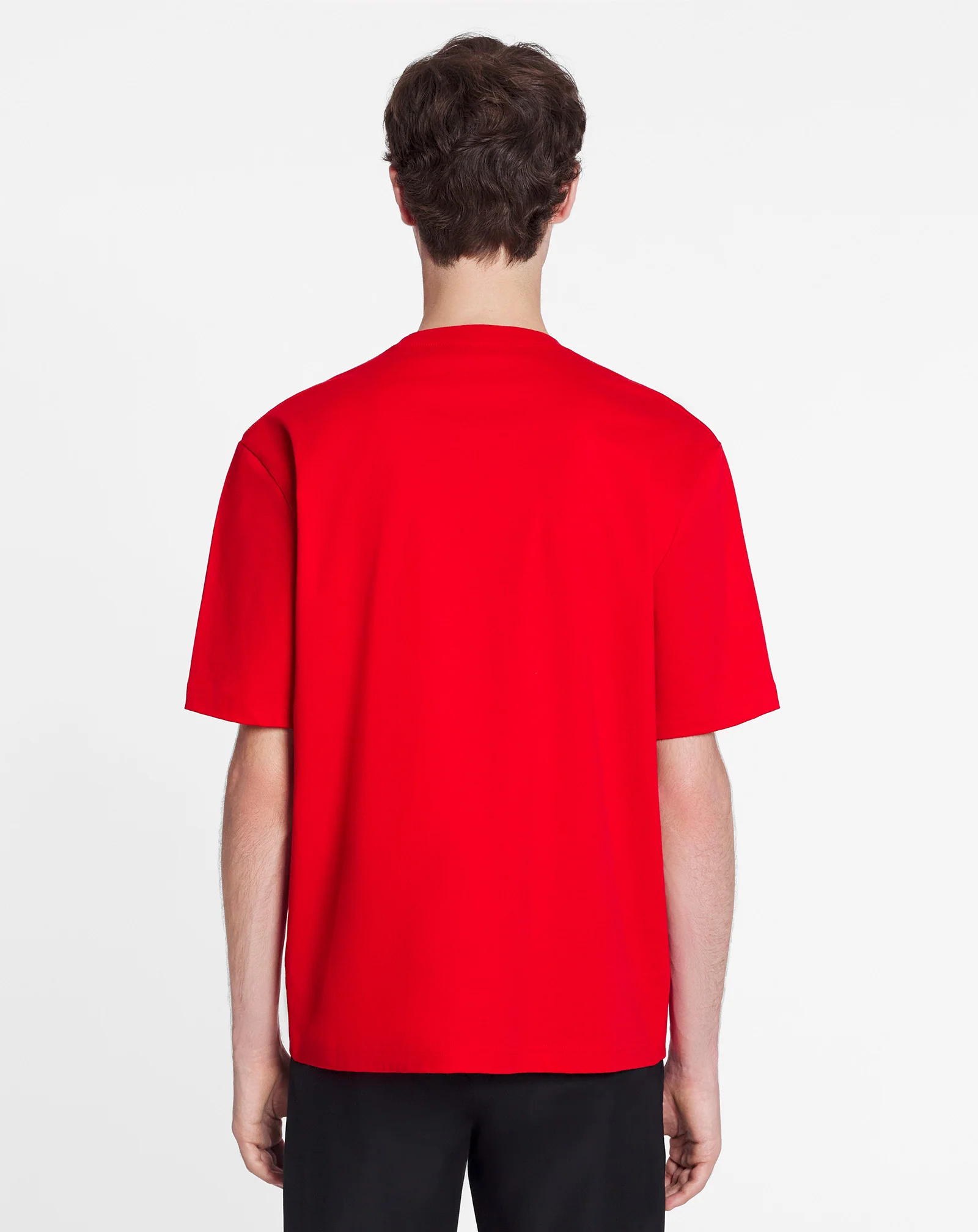 Unisex dragon print loose-fitting t-shirt