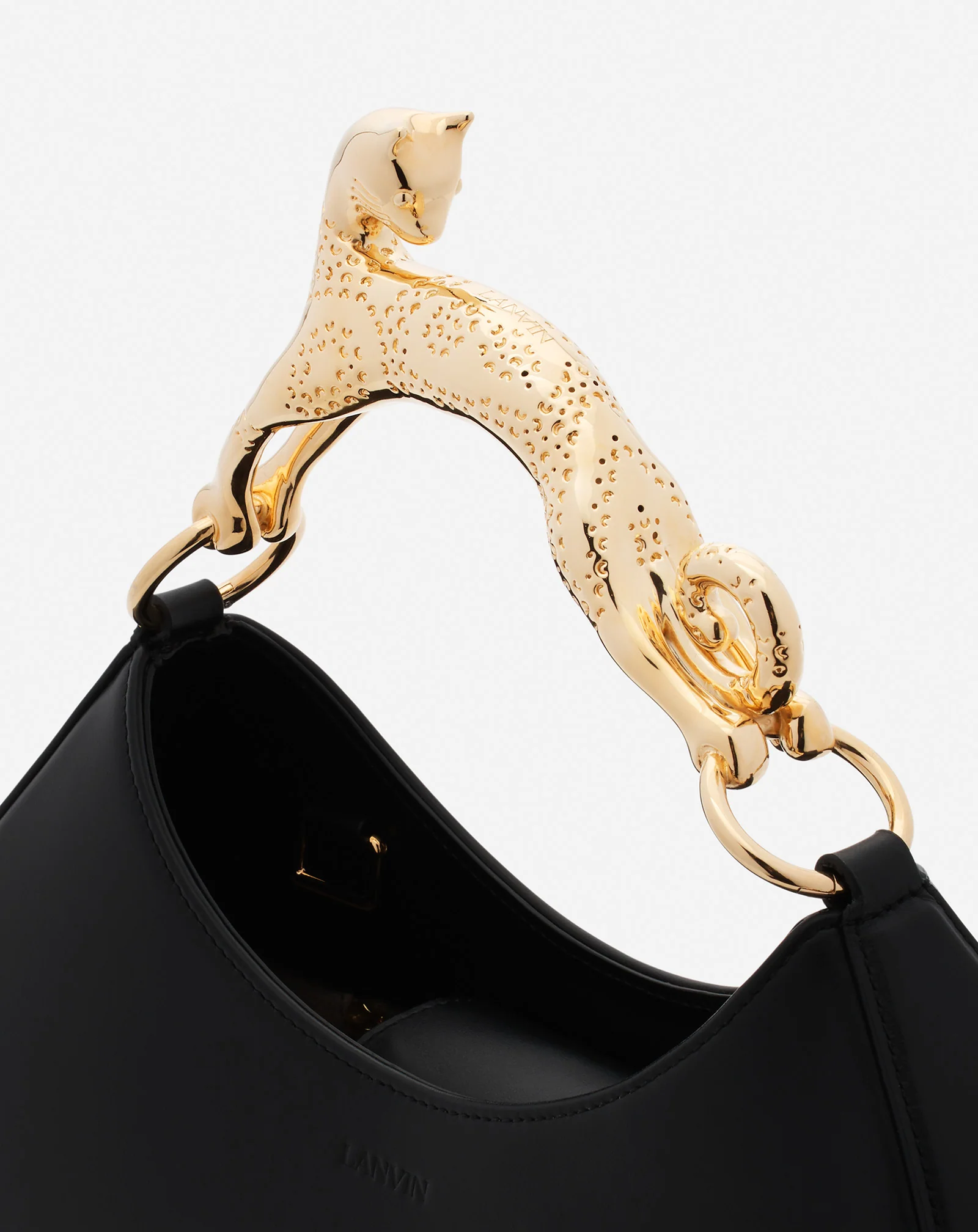 Hobo cat bolide leather bag