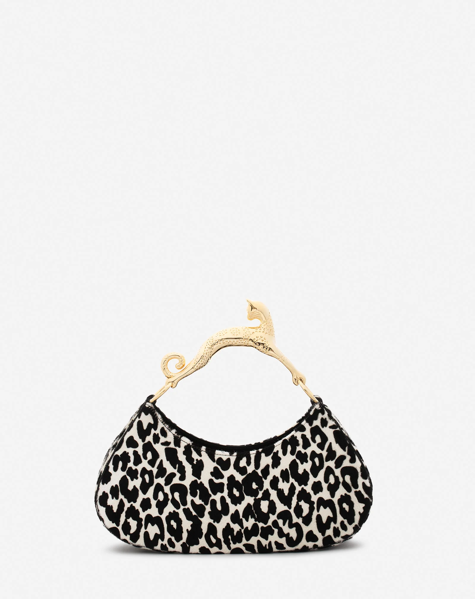 Hobo cat bolide bag in pony-effect leather