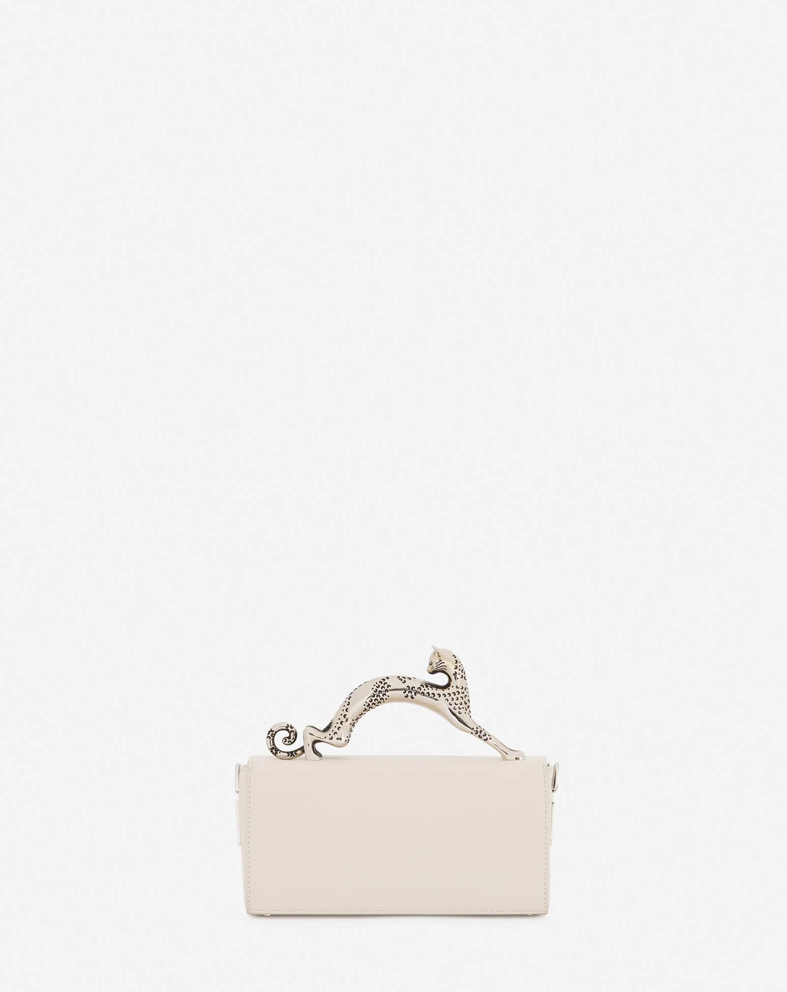 Nano pencil cat leather bag